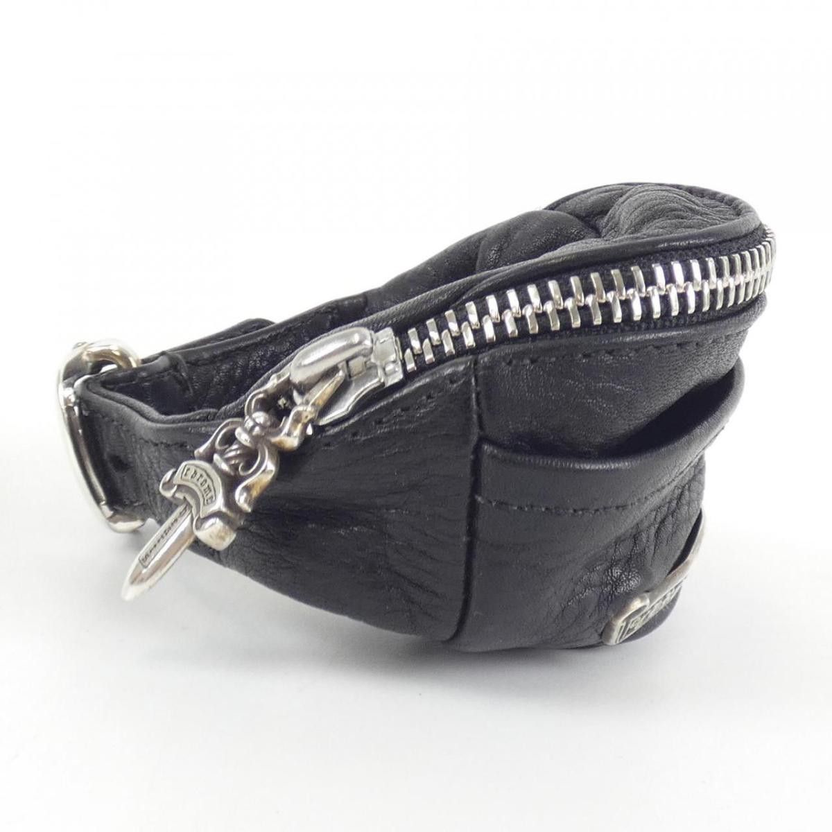 Chrome Hearts Chrome Hearts Black Leather Pouch Wristband Size ONE SIZE - 2 Thumbnail