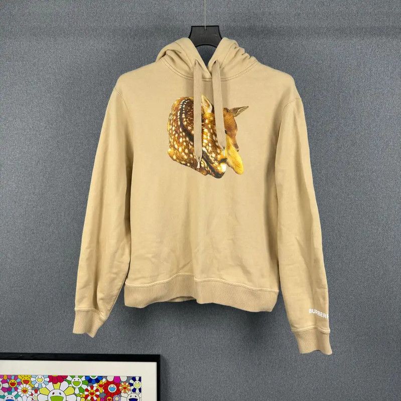 Burberry Burberry Casual Khaki Hoodie for Men Size US M / EU 48-50 / 2 - 1 Thumbnail