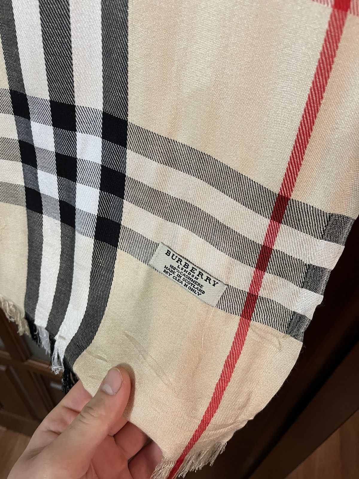 Burberry Vintage Burberry London Nova Check Scarf Size ONE SIZE - 4 Thumbnail