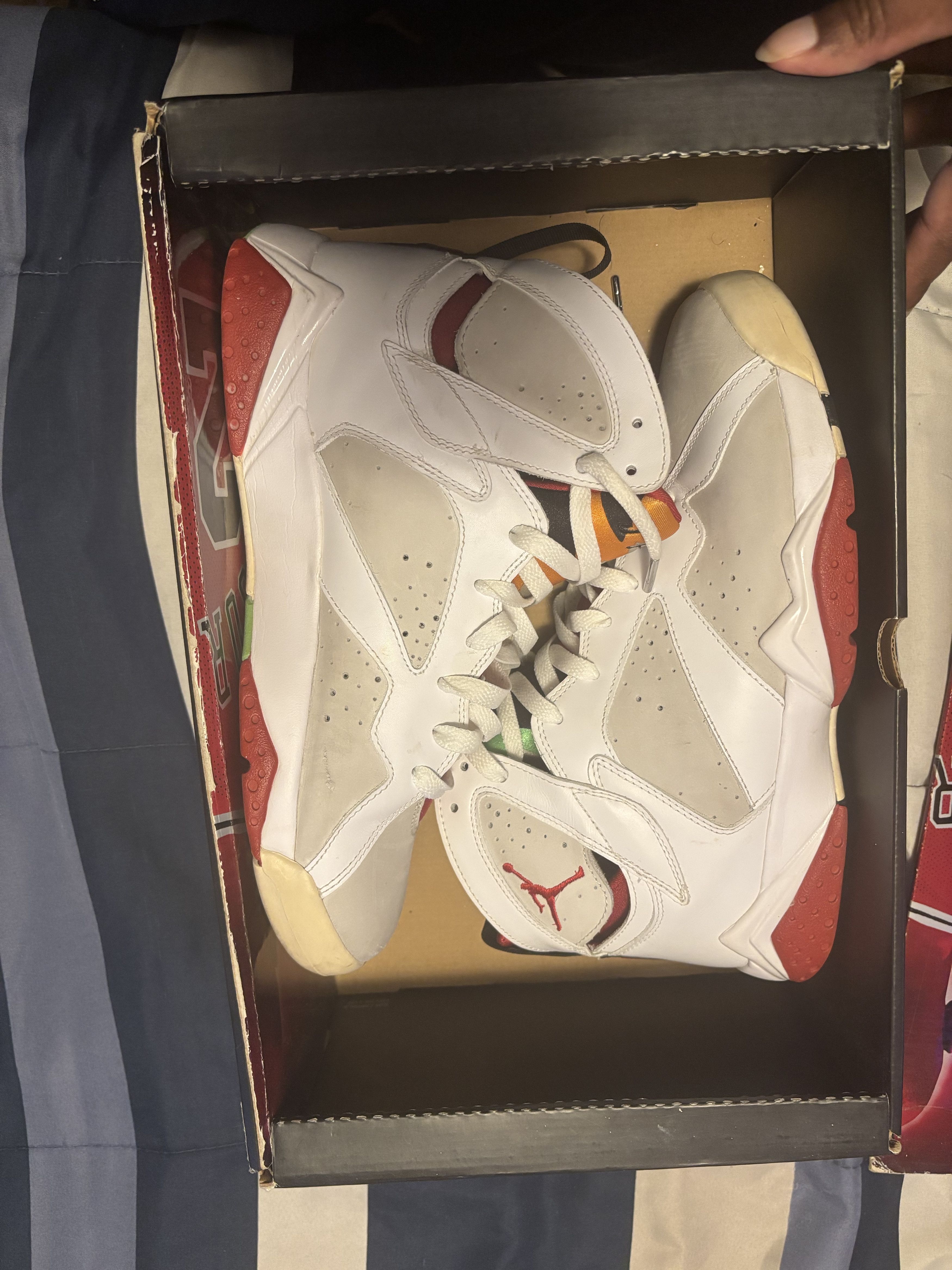 Nike Jordan 7 Hare CDP (2008) Size US 10 / EU 43 - 2 Thumbnail