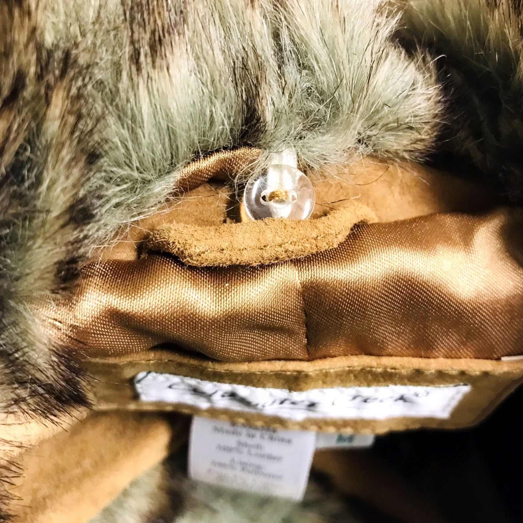 Coldwater Creek VINTAGE Coldwater Creek Women Leather Jacket Beaded Faux Fur Collar Camel Brown M Size M / US 6-8 / IT 42-44 - 4 Thumbnail