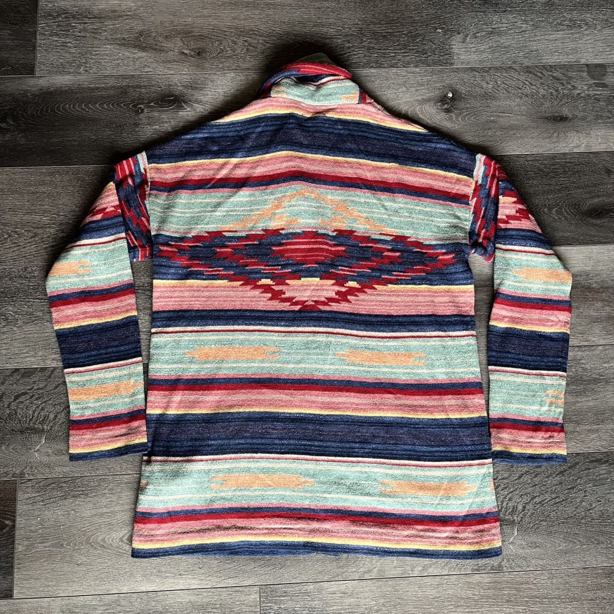 Polo Ralph Lauren Polo Ralph Lauren Aztec Southwestern Cardigan Shawl Sweater Size M / US 6-8 / IT 42-44 - 2 Thumbnail