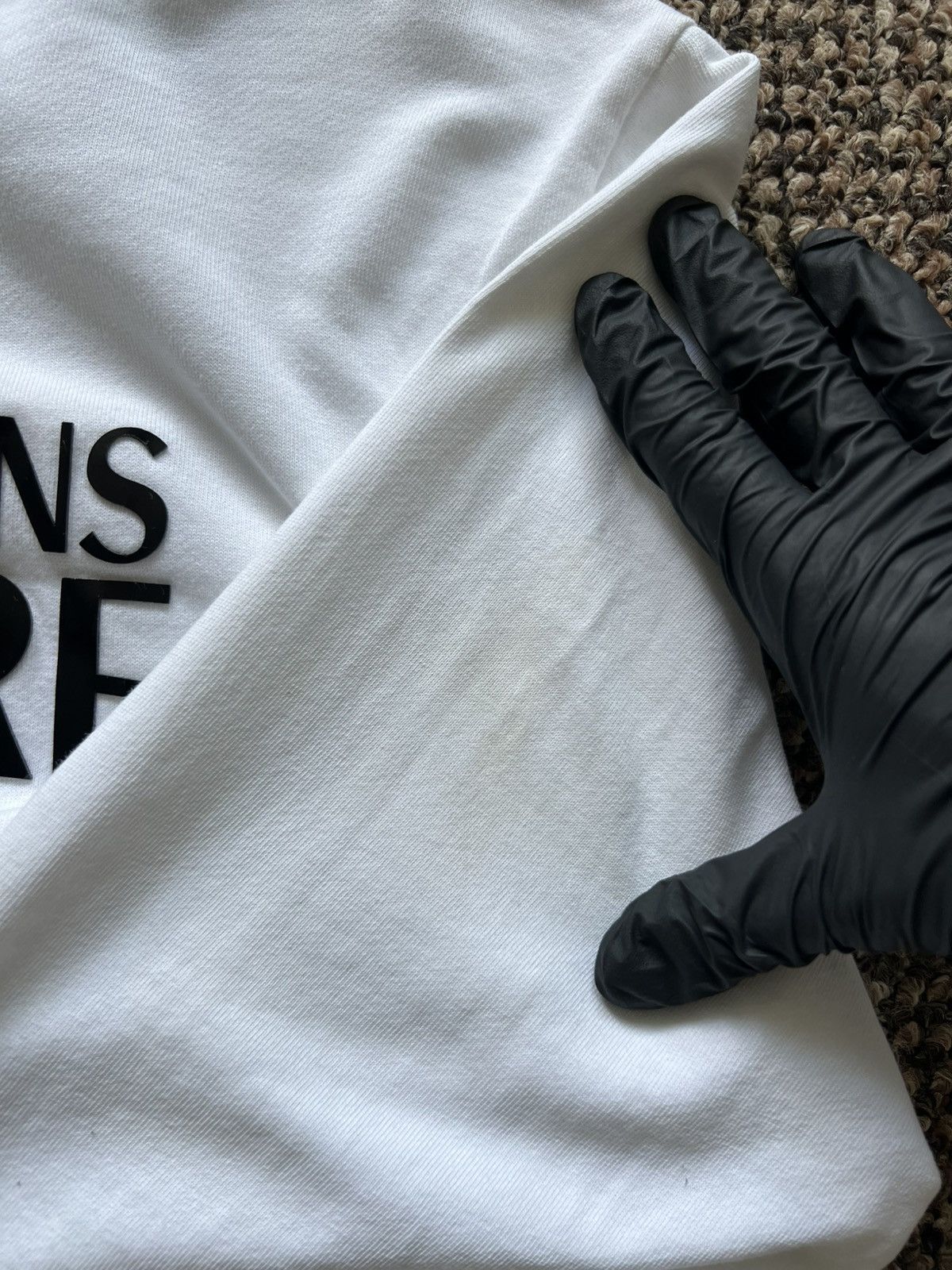 Versace Jeans Couture Versace Jeans Couture Big Logo Sweatshirt White Size US S / EU 44-46 / 1 - 14 Thumbnail