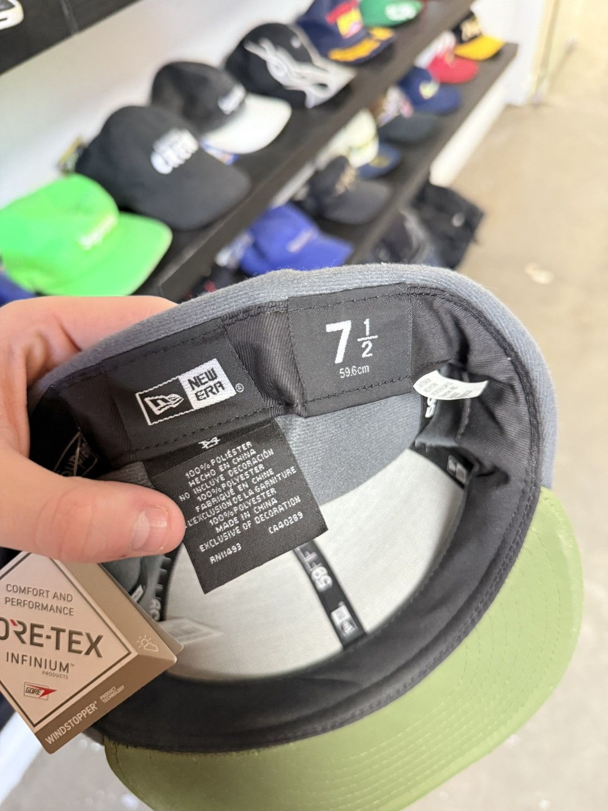 Supreme Supreme Green Fleece Hat Size ONE SIZE - 5 Thumbnail