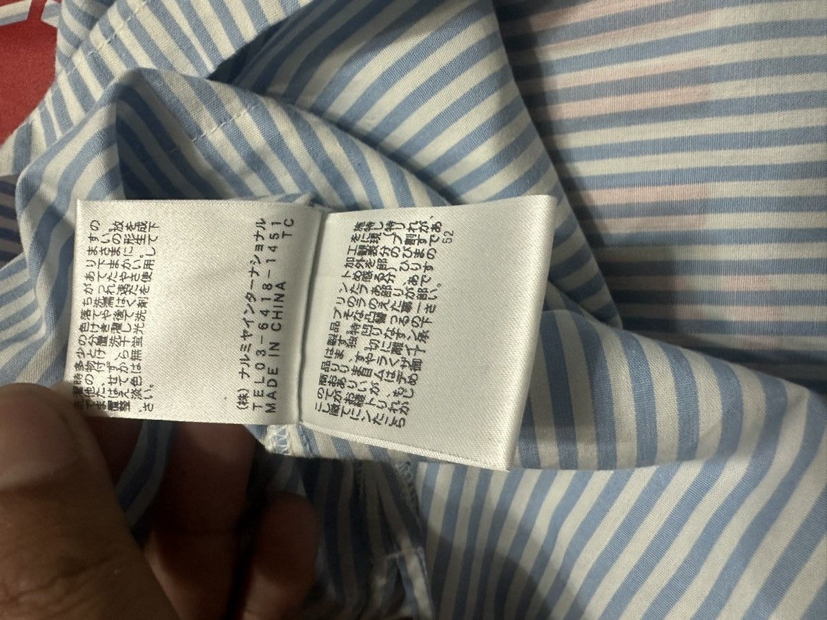 Hysteric Glamour × Japanese Brand × Vintage Vintage Bluecross Skate Striped Button Up Shirts Size US M / EU 48-50 / 2 - 6 Thumbnail