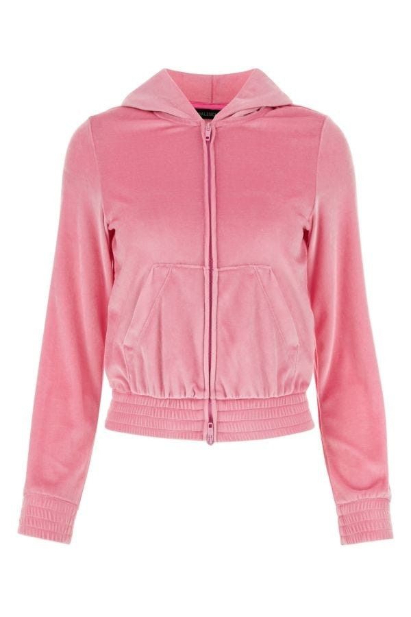 Balenciaga o1y0625 Hoodie in Pink Size XS / US 0-2 / IT 36-38 - 1 Thumbnail