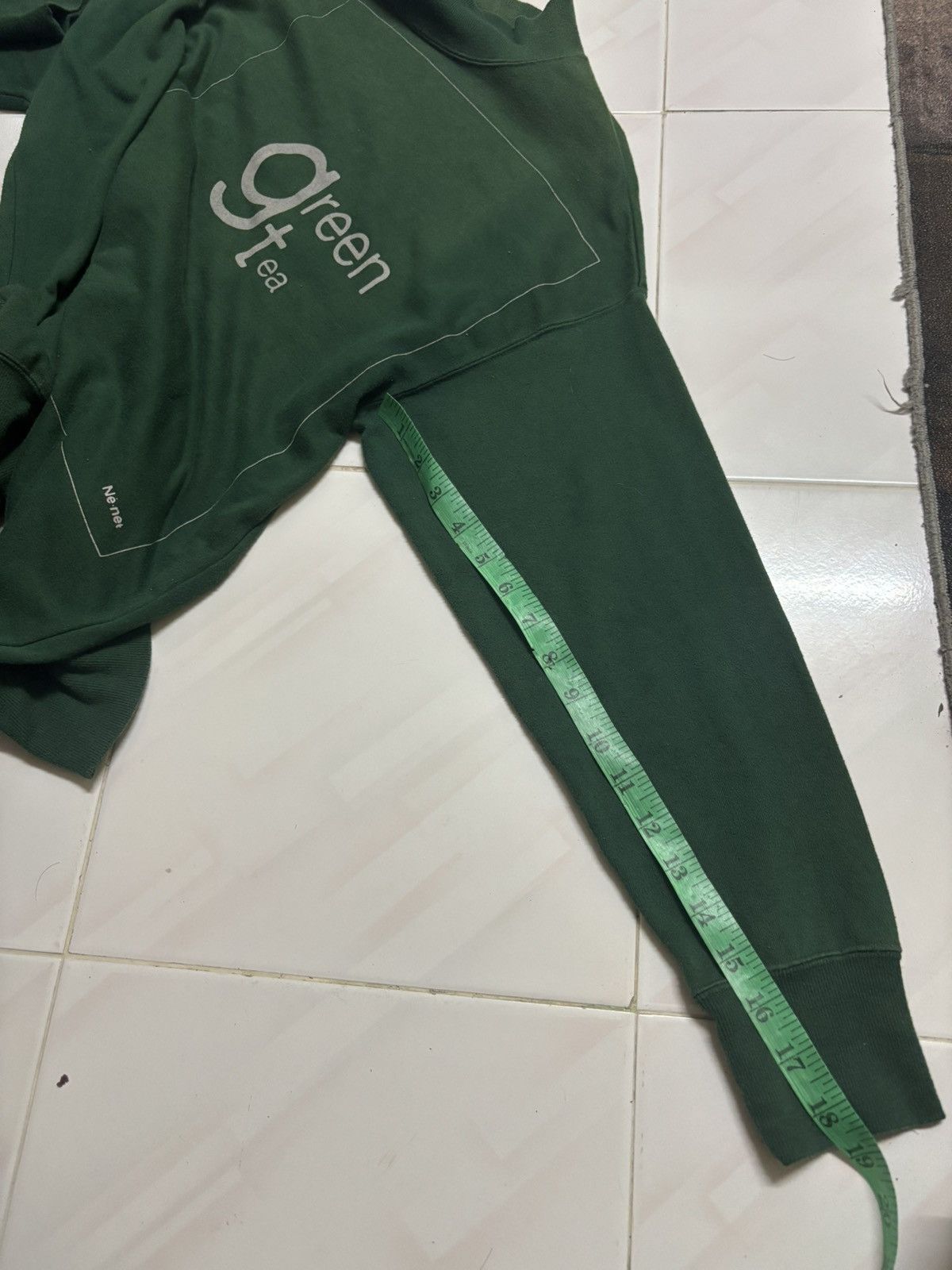 Issey Miyake Ne-net green tea sweatshirt neat design Size US XL / EU 56 / 4 - 14 Thumbnail