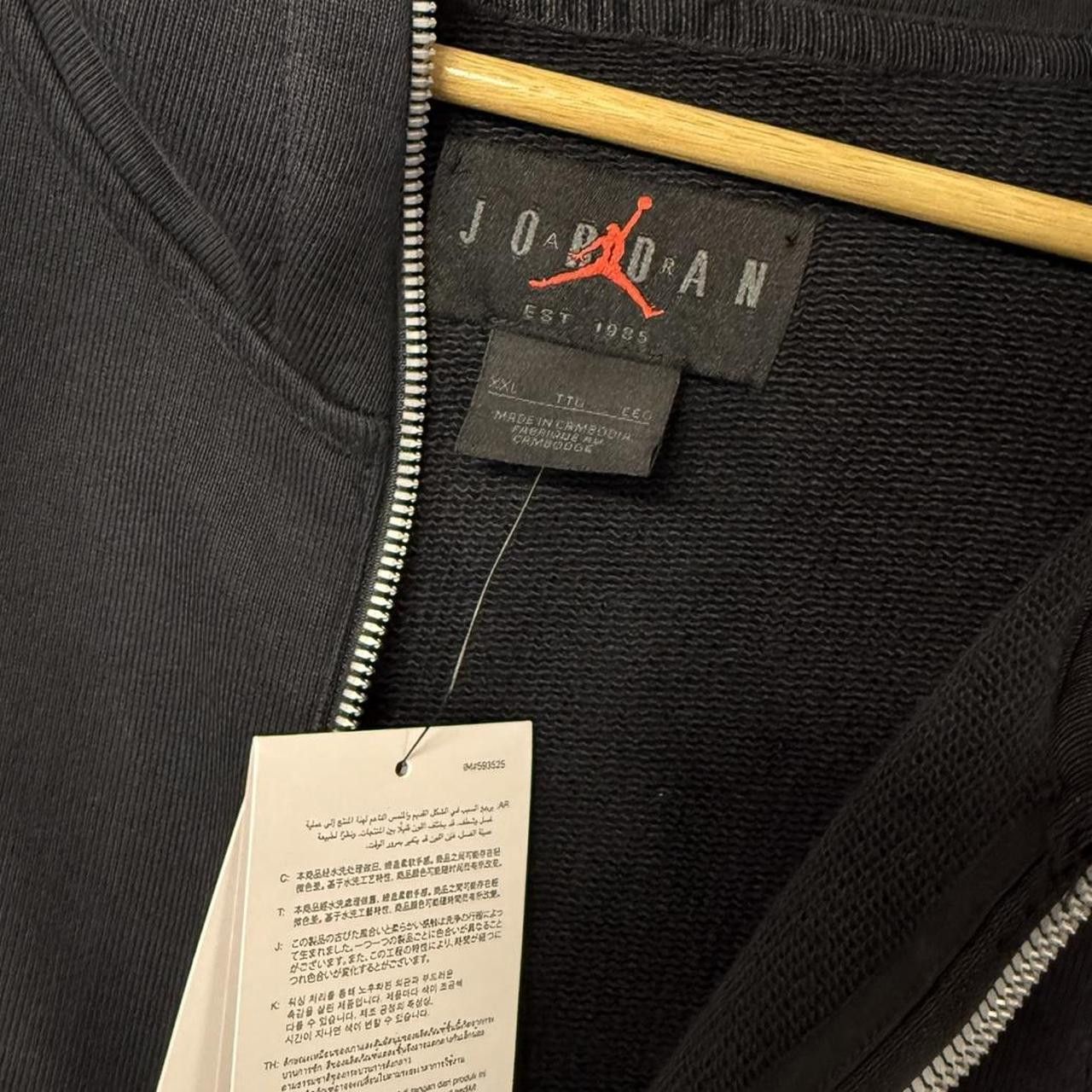 Jordan Brand × Travis Scott Jordan x Travis Scott Black Zip Rare Hoodie Cactus Jack XXL Size US XXL / EU 58 / 5 - 4 Thumbnail