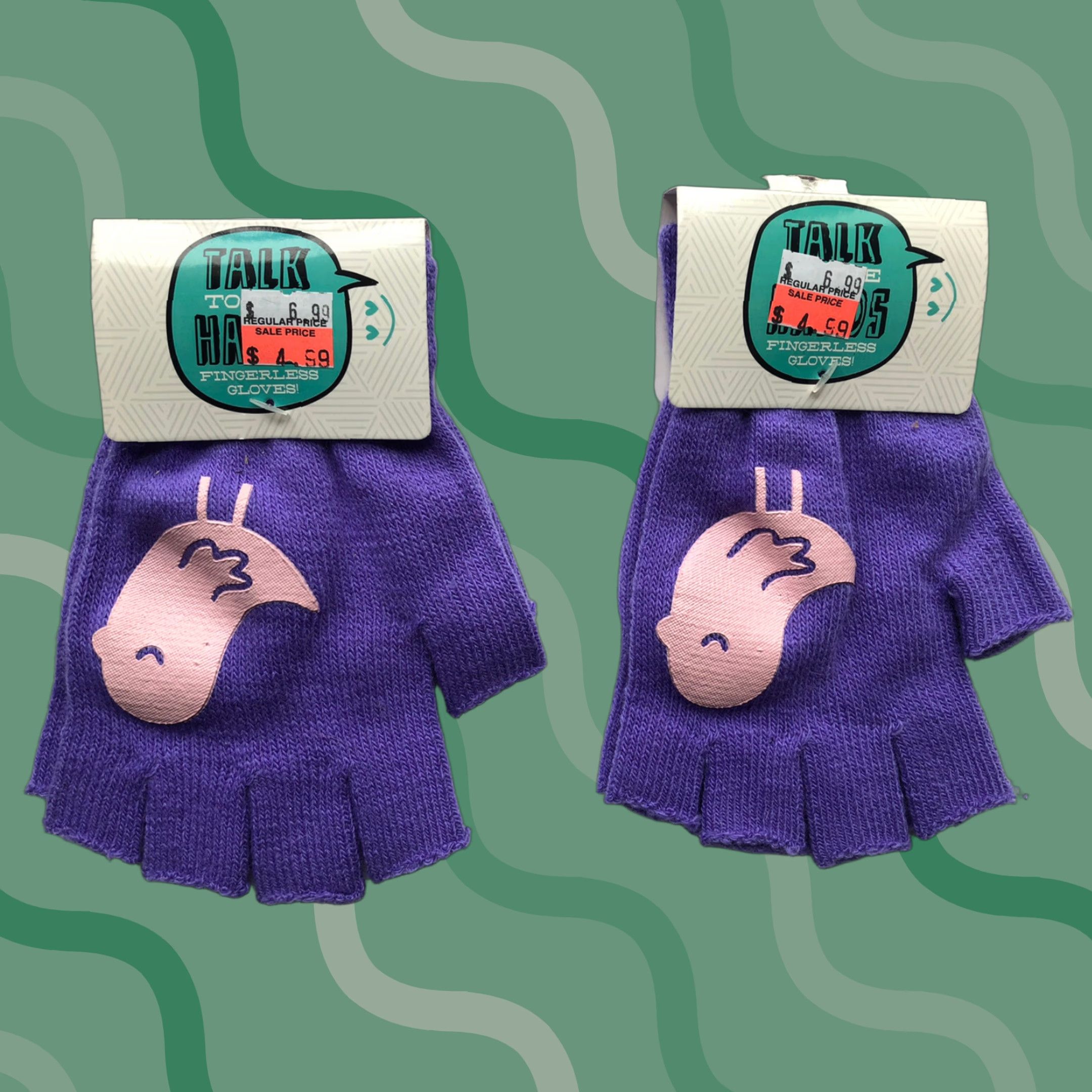 Vintage Expressions Fingerless Gloves Tees? No—Error. Size ONE SIZE - 1 Thumbnail