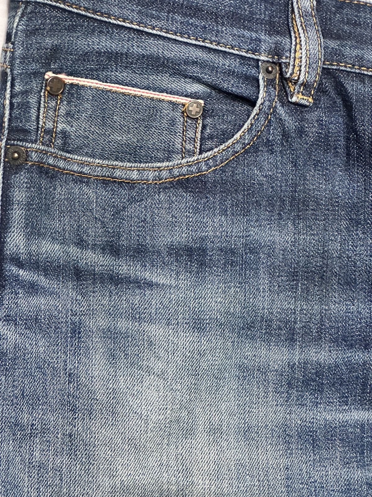 Victorinox Vintage Victorinox Premium Selvage Denim Light Blue Wash Size US 36 / EU 52 - 5 Thumbnail