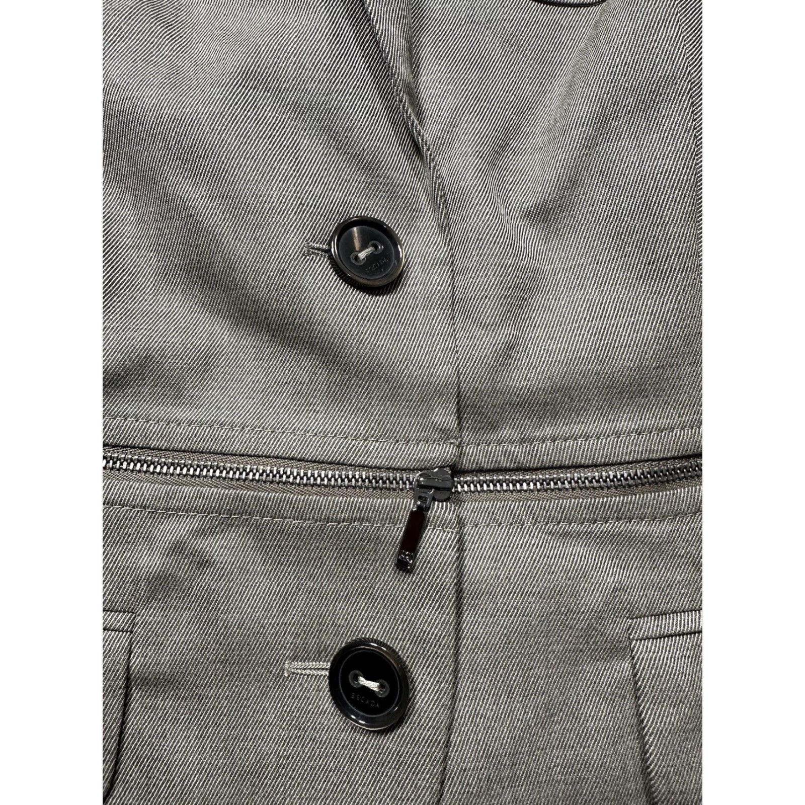 Escada Escada Pant Suit Wool Olive Green 40 Women Regular Size Style 5006784 MSRP 1550 Size 27" / US 4 / IT 40 - 7 Thumbnail