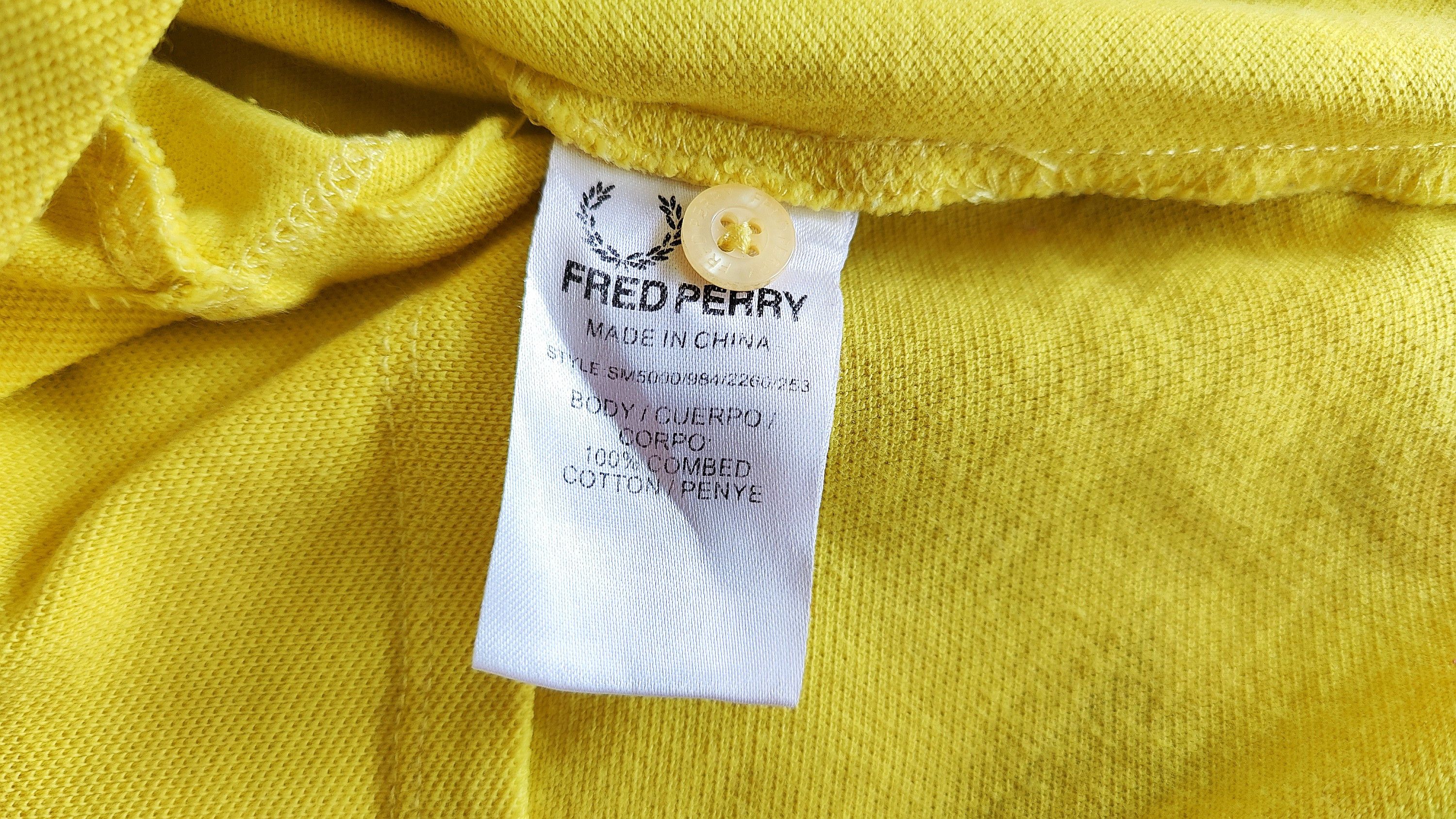 Fred Perry × Raf Simons Raf Simons x Fred Perry Yellow Polo Size US S / EU 44-46 / 1 - 7 Thumbnail