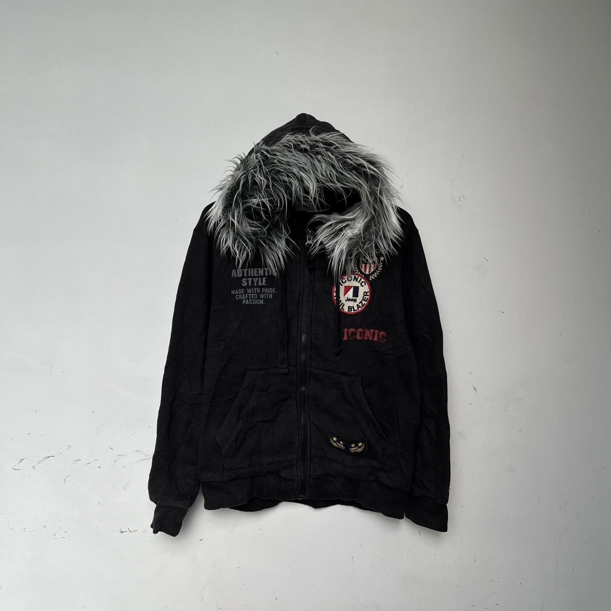 Le Grande Bleu (L.G.B.) LGB Ifsixwasnine Inspired Hoodie Faux Fur Zip Hoodie Jeep Size US L / EU 52-54 / 3 - 2 Thumbnail