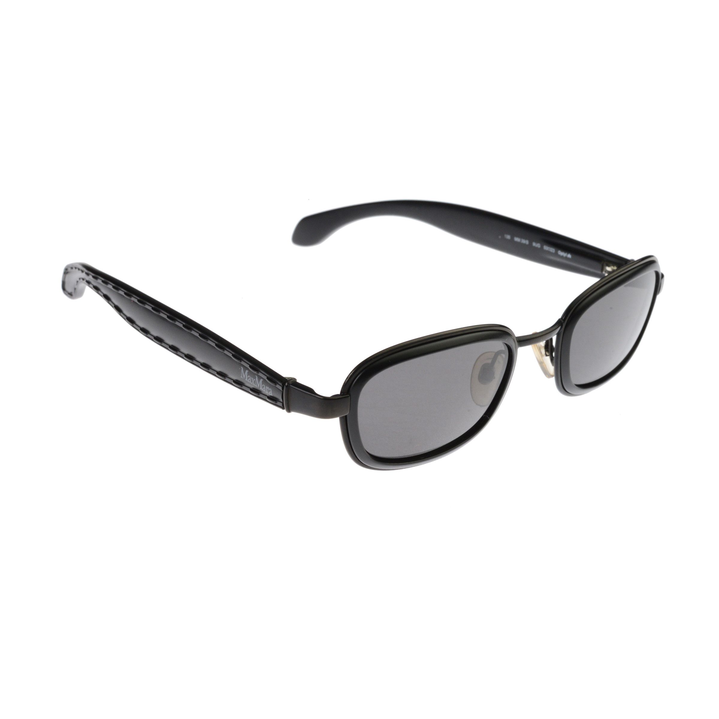 Max Mara Max Mara 90's Black Squared Frame Sunglasses Size ONE SIZE - 3 Thumbnail