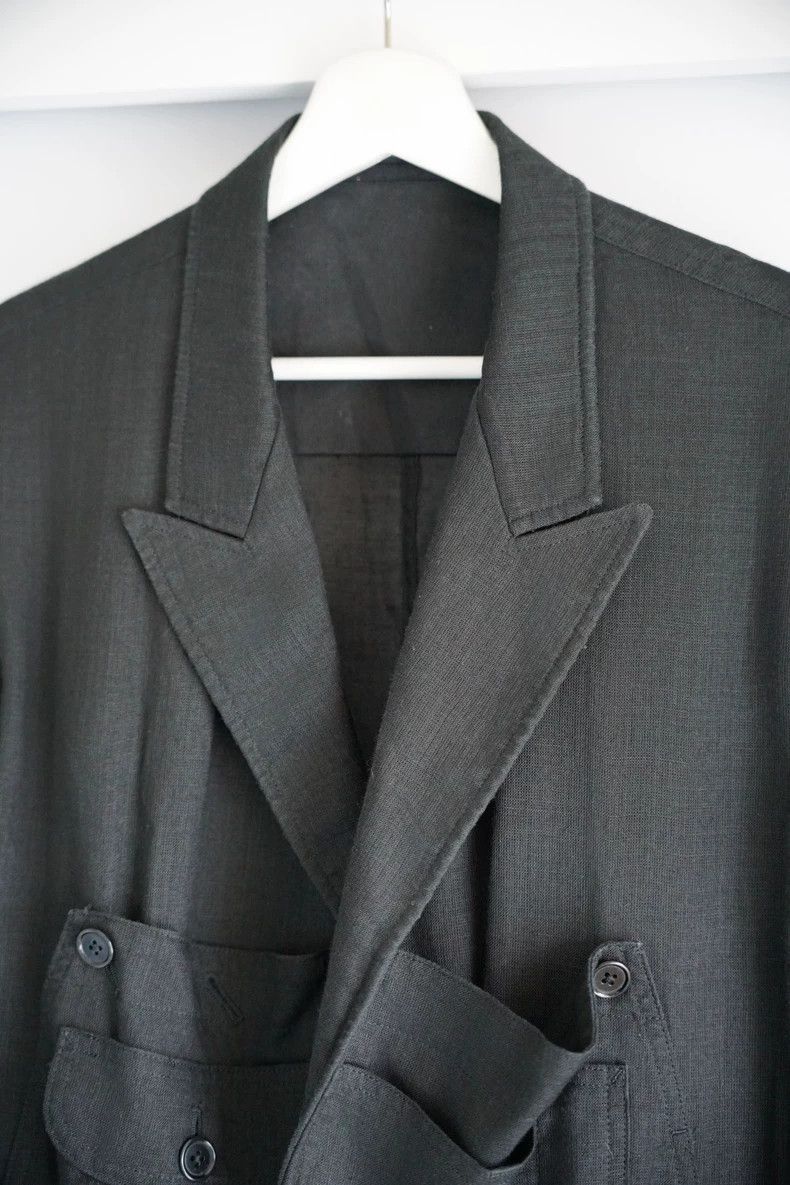 Yohji Yamamoto Yohji Yamamoto 07ss multi-pocket ramie suit-2505 Size US L / EU 52-54 / 3 - 3 Thumbnail