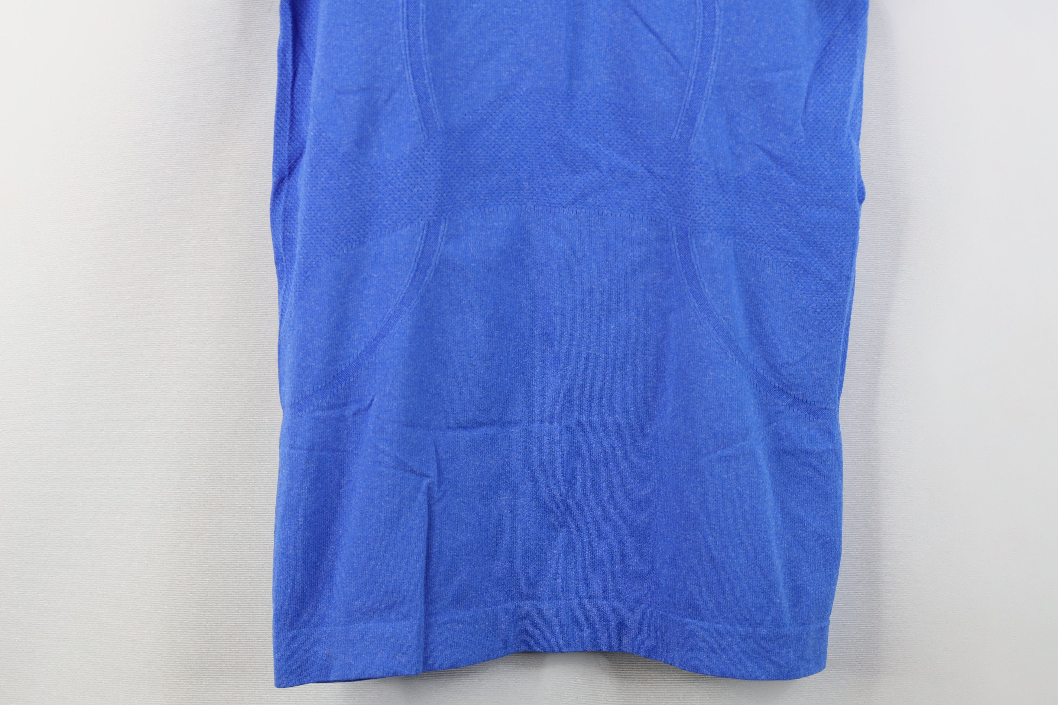 Lululemon Lululemon Tech Short Sleeve Training Gym T-Shirt Blue Knit Size M / US 6-8 / IT 42-44 - 3 Thumbnail