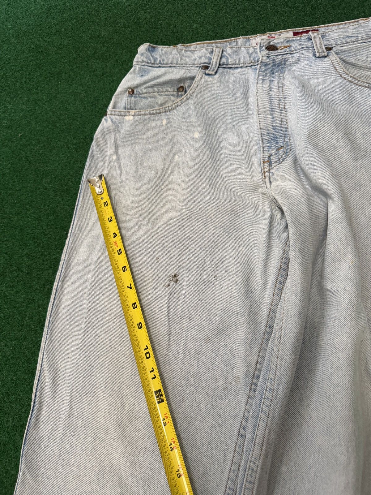 Levi's Vintage Clothing 90s Levi’s 545 Loose Baggy Hip Hop Grunge Light Wash Jeans Size US 32 / EU 48 - 11 Thumbnail