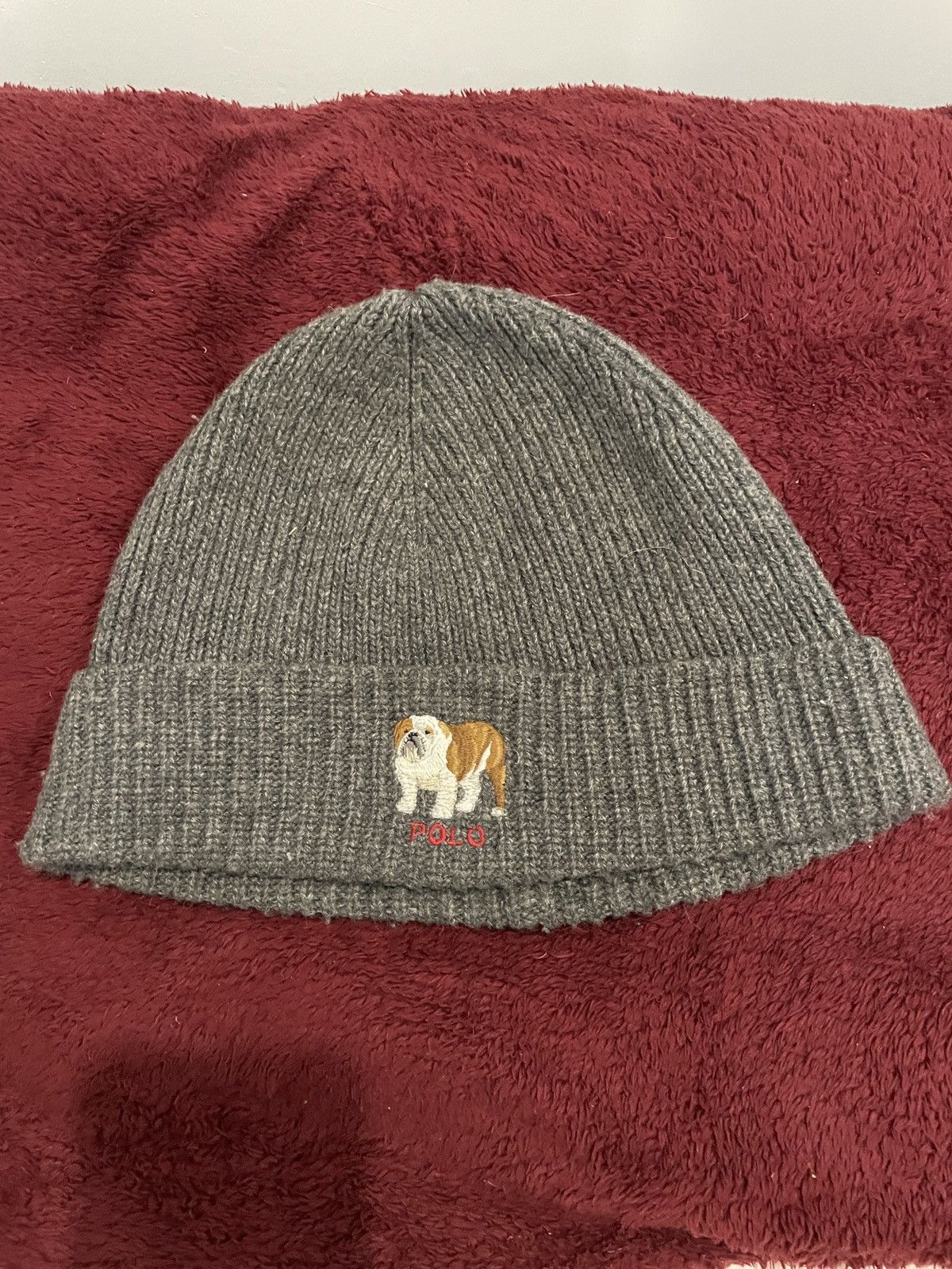 Polo Ralph Lauren RARE Polo Bulldog Beanie Size ONE SIZE - 1 Preview