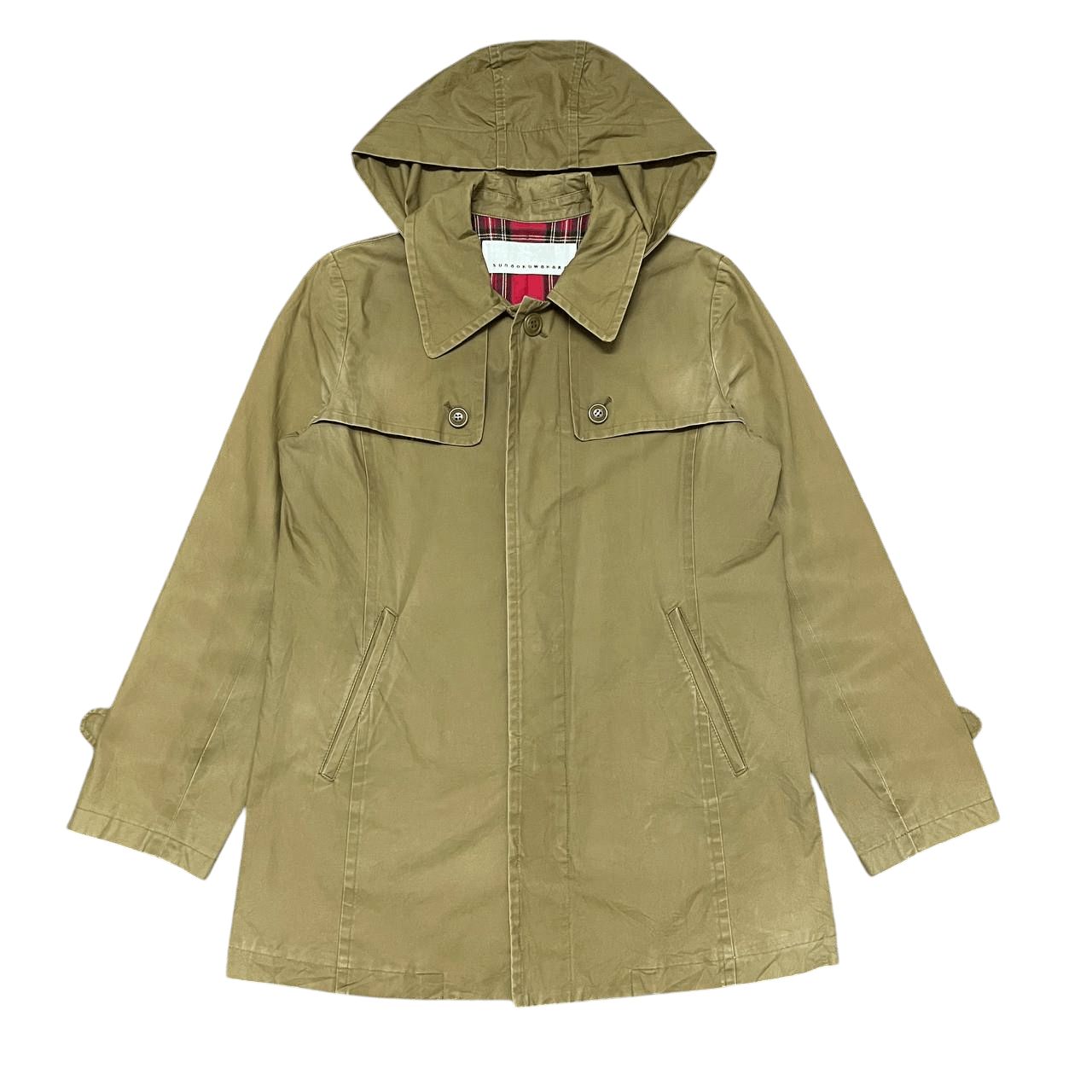 Issey Miyake Vintage Issey Miyake Sunao Kuwahara Hooded Jacket Size US M / EU 48-50 / 2 - 1 Thumbnail