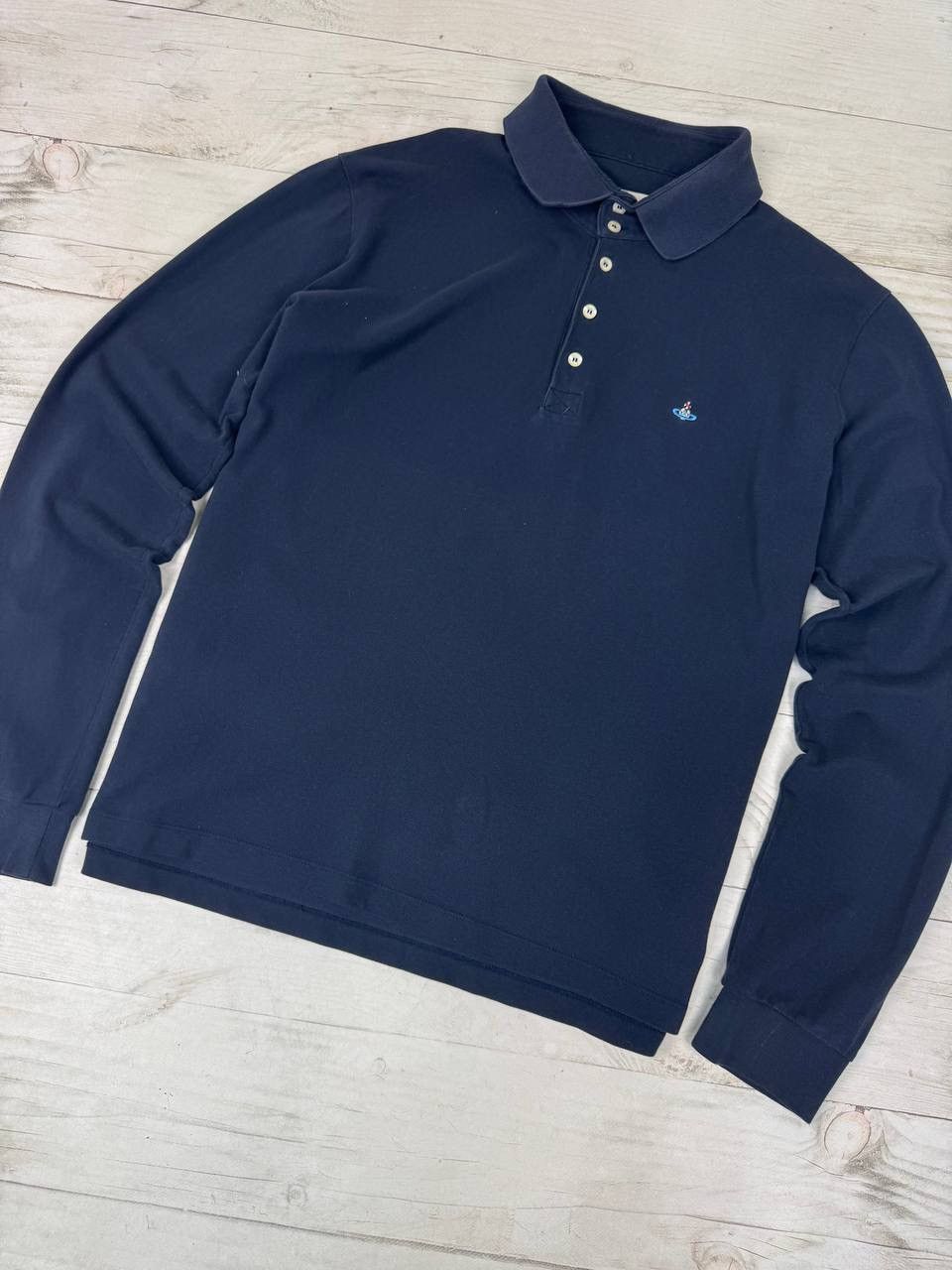 Vivienne Westwood Vintage Vivienne Westwood Polo Long Sleeve Orb Logo Basic Size US XXL / EU 58 / 5 - 4 Thumbnail