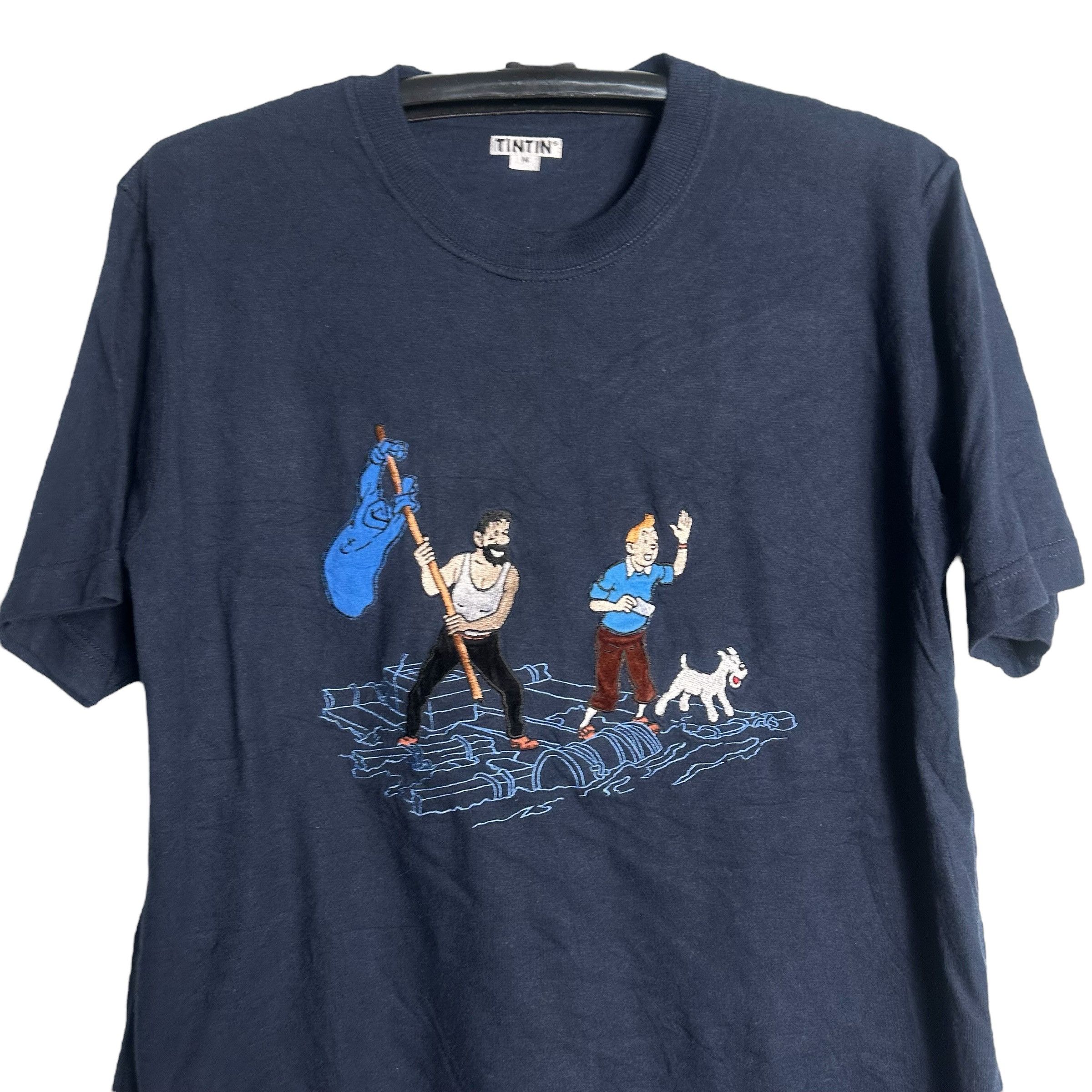 Cartoon Network × Vintage 🔥RARE🔥Vintage The Adventures of Tin Tin Embroidery T-shirt Size US M / EU 48-50 / 2 - 2 Thumbnail