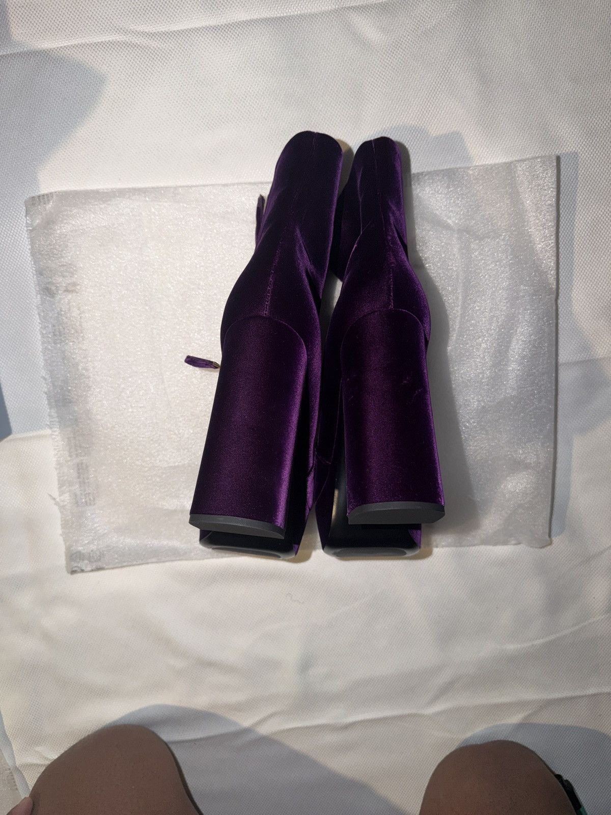 Prada PRADA CALZATURE DONNA Platform Boots| Color - Mora (Purple) Size US 10.5 / IT 40.5 - 9 Thumbnail
