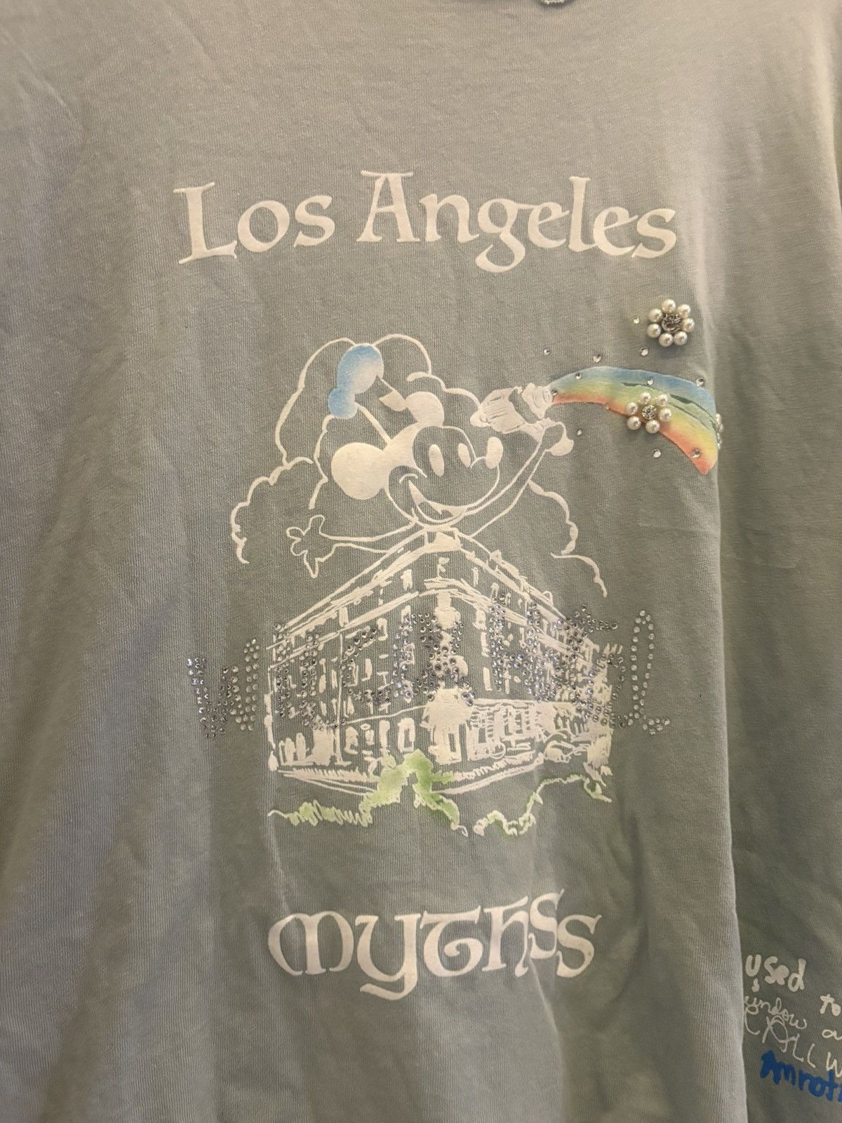 Paly Hollywood Paly hollywood 26SS mythyss distressed tee sz M Size US M / EU 48-50 / 2 - 2 Thumbnail