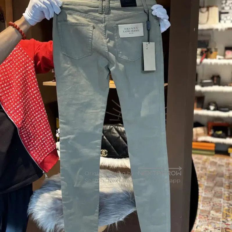 Burberry Burberry Khaki Green Cotton Casual Pants. Size 22" - 2 Thumbnail