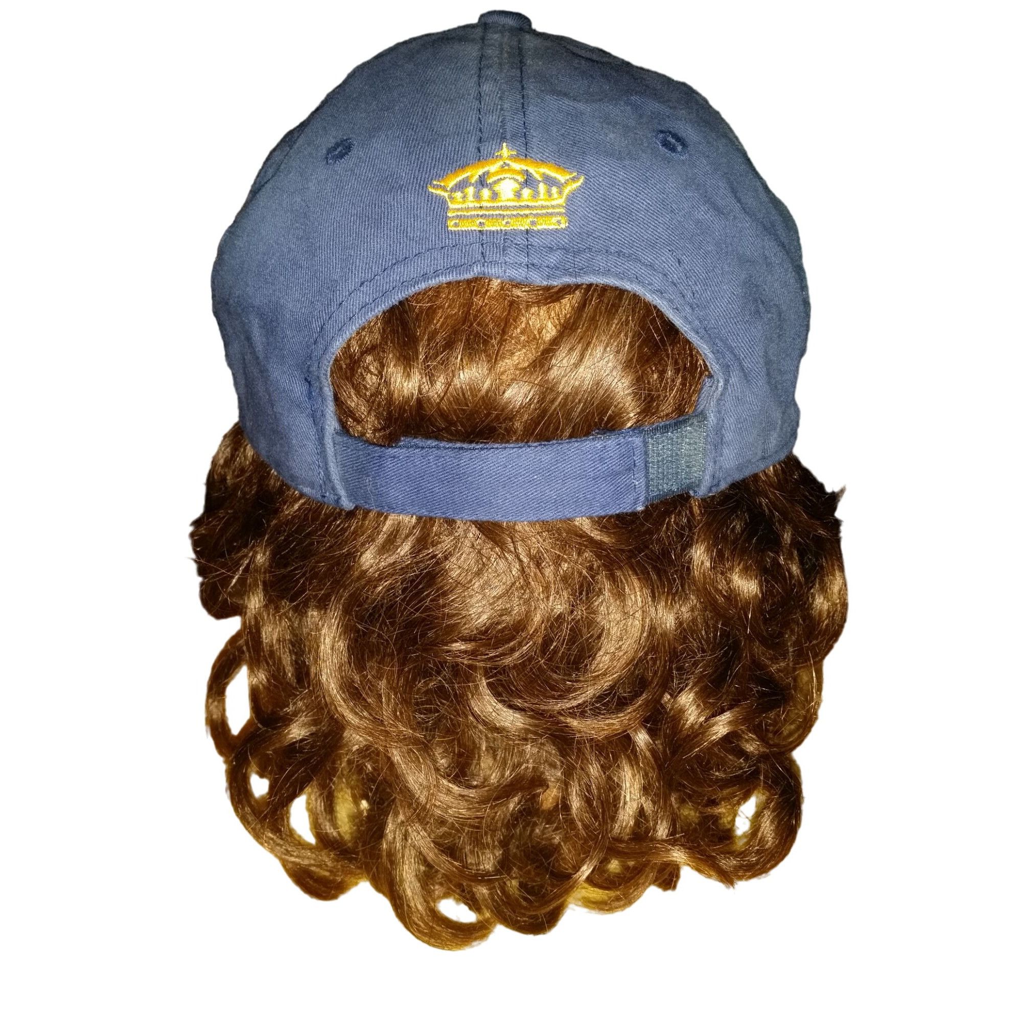 Other Corona Strapback Baseball Hat Blue Yellow Embroidered Logo B Size ONE SIZE - 4 Thumbnail