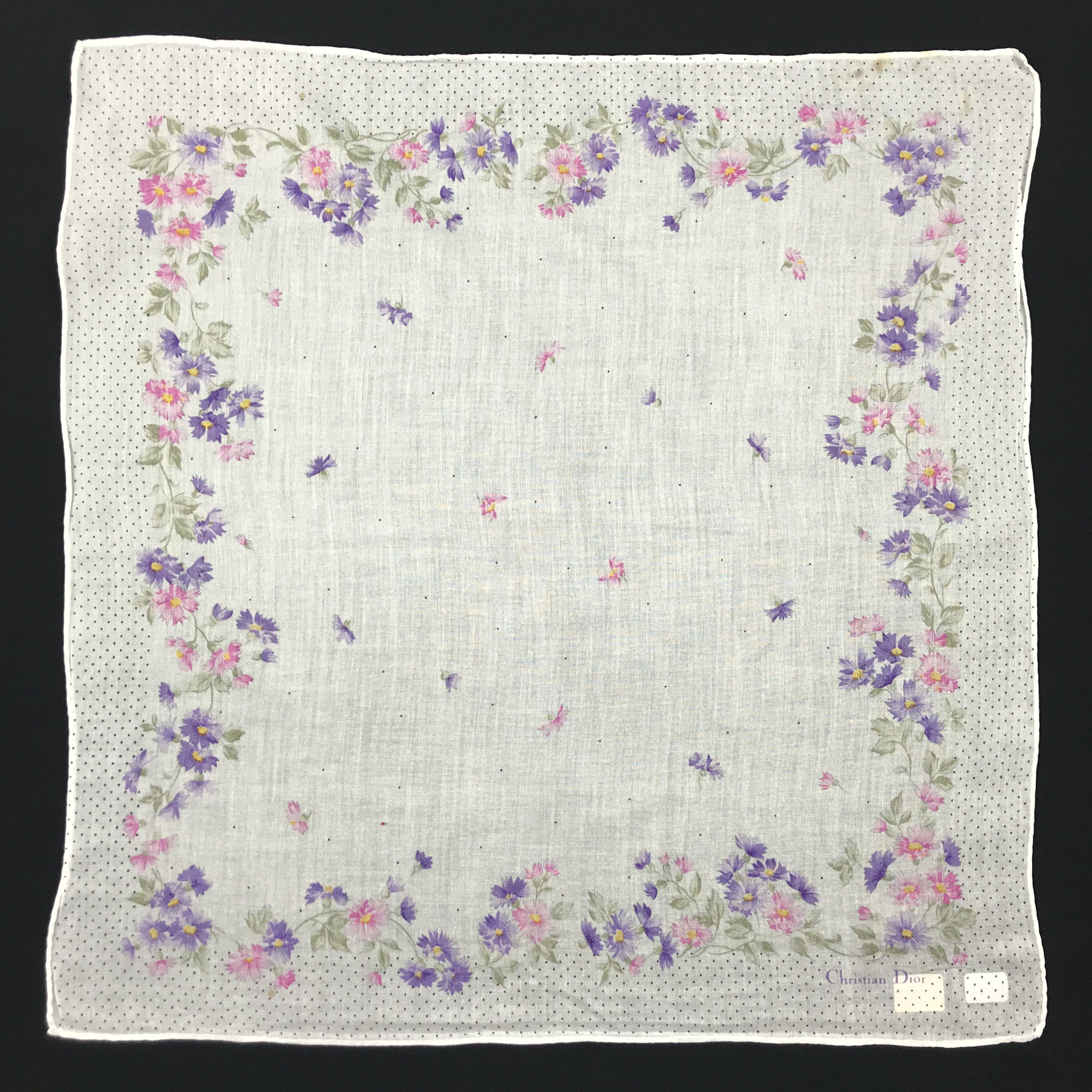 Christian Dior Monsieur × Vintage Vintage Christian Dior Bandana Neckerchief Handkerchief Size ONE SIZE - 1 Thumbnail