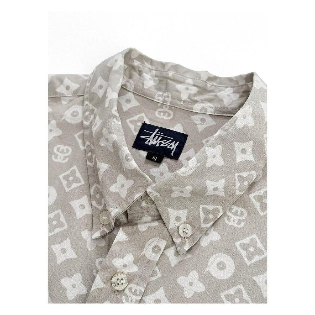 Louis Vuitton × Stussy Rare Stussy LV Parody Shirt Size US M / EU 48-50 / 2 - 3 Thumbnail