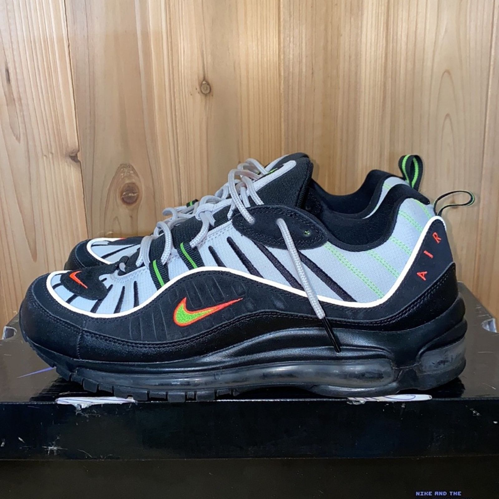 Nike 2019 Nike air max 98 highlighter Size US 9.5 / EU 42-43 - 5 Thumbnail