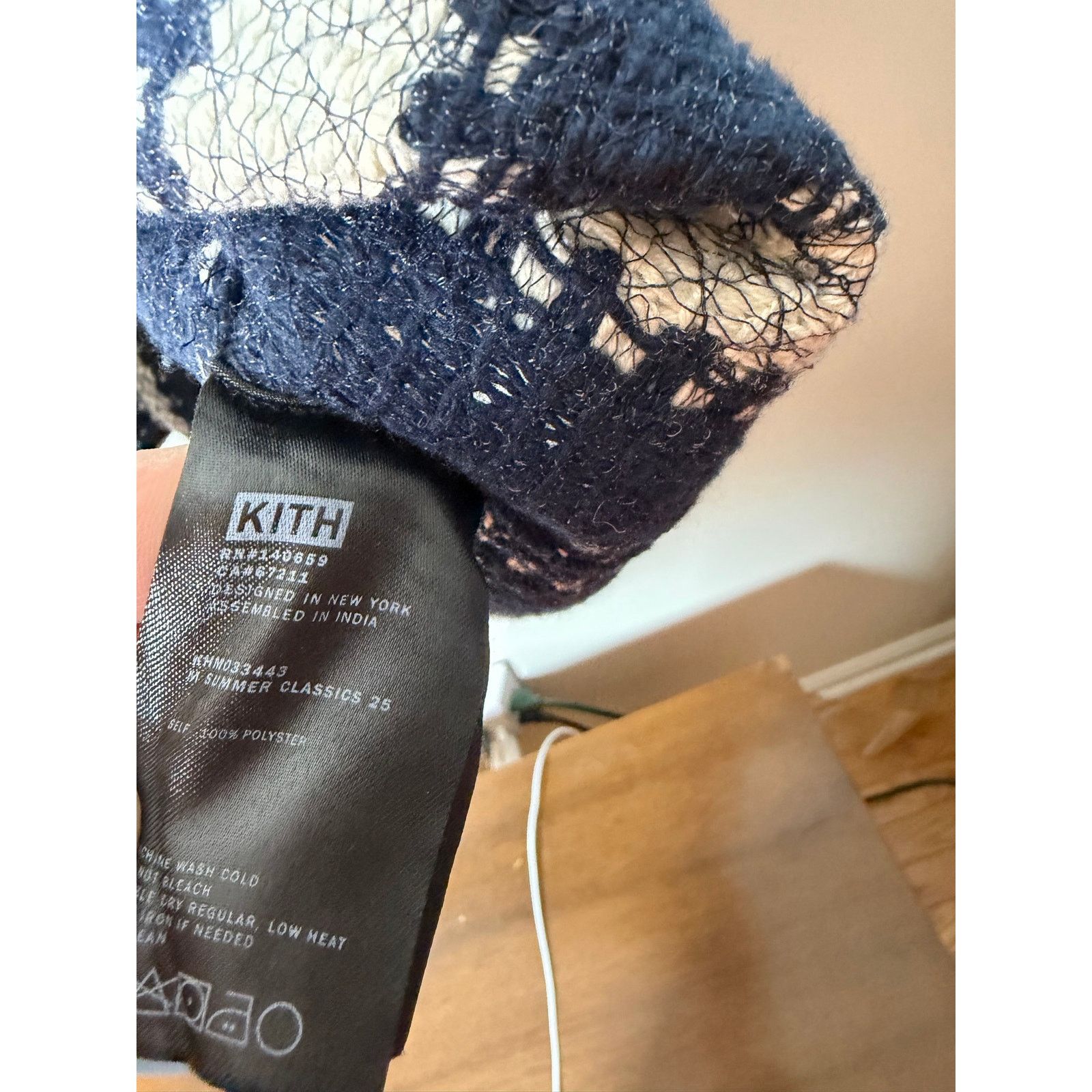 Kith Kith Long Sleeve Crochet Malik Jersey Nocturnal Size US M / EU 48-50 / 2 - 5 Thumbnail