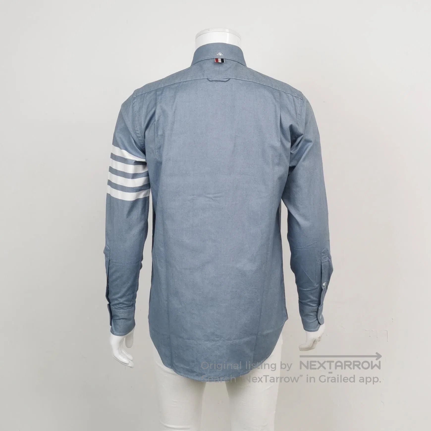 Thom Browne Thom Browne XS Cotton Striped Sleeve Shirt. Size US M / EU 48-50 / 2 - 1 Thumbnail