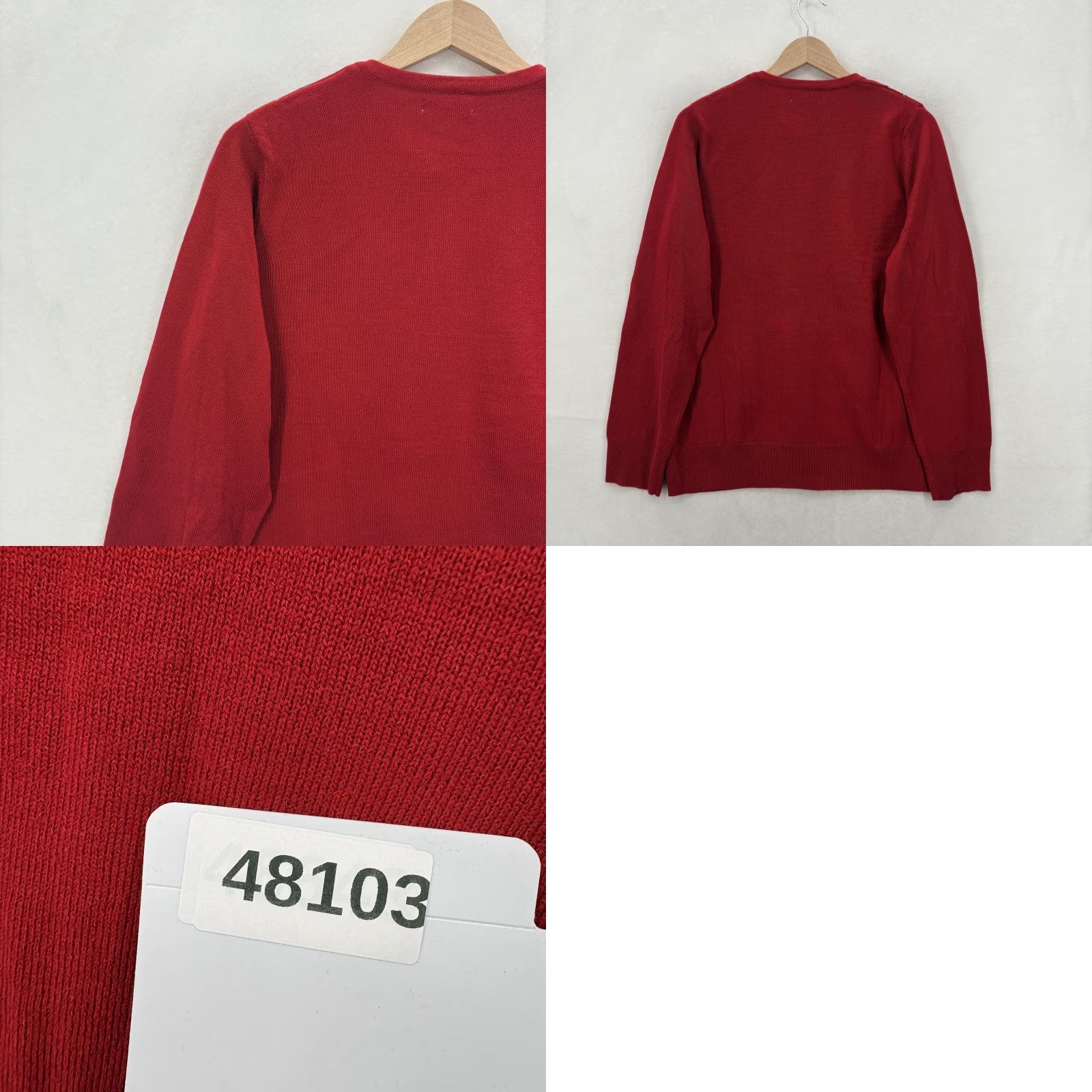 Croft & Barrow Croft & Barrow Cardigan Womens XL Red Argyle Print Button Front Retro Size XL / US 12-14 / IT 48-50 - 9 Thumbnail
