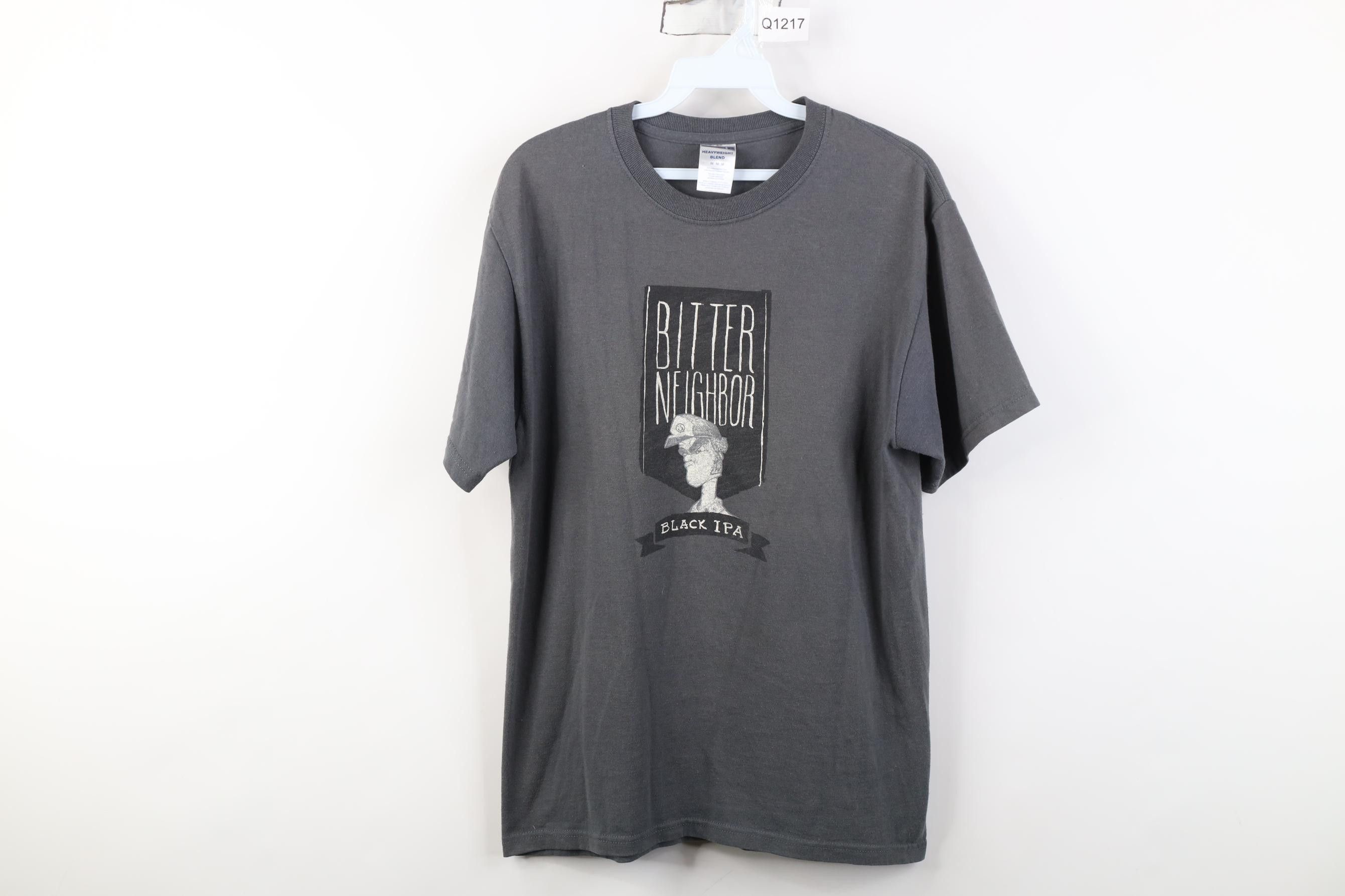 Vintage Y2K Third Street Brewhouse Bitter Neighbor Black T-Shirt Size US M / EU 48-50 / 2 - 1 Thumbnail