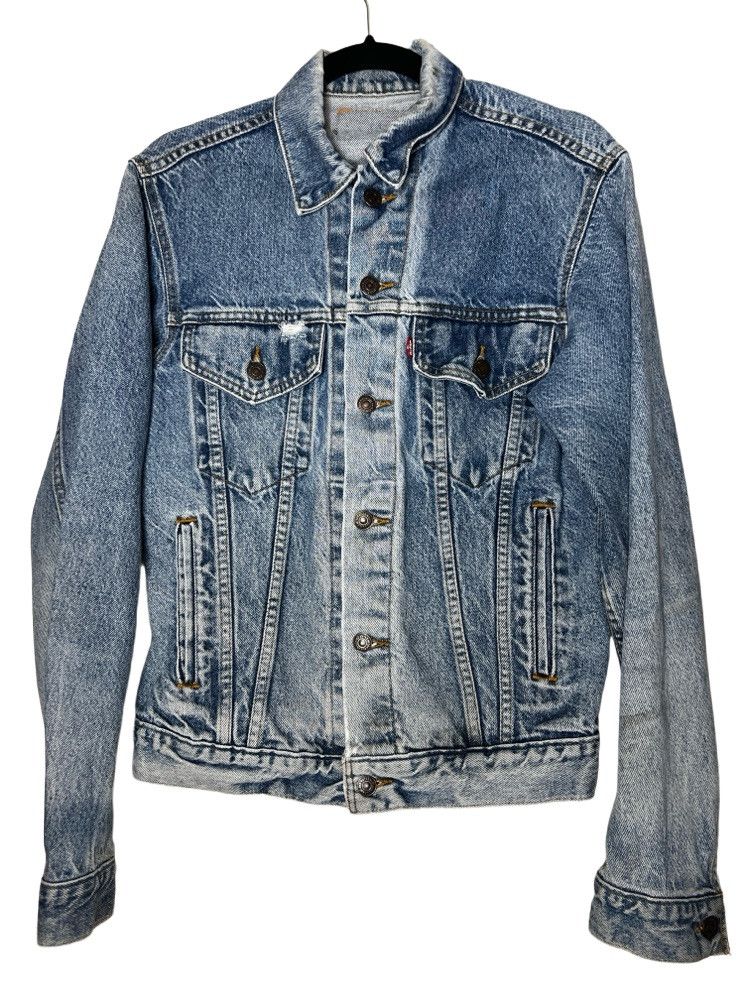 Levi's Vintage Levi's 4 Pocket Denim Blue Jean Jacket Size US S / EU 44-46 / 1 - 1 Thumbnail
