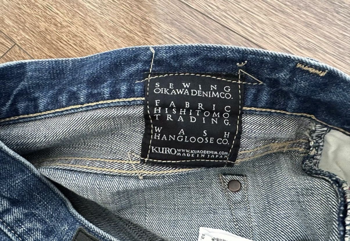 KURO KURO - Washed & Destroyed Denim Jeans Size US 32 / EU 48 - 4 Thumbnail