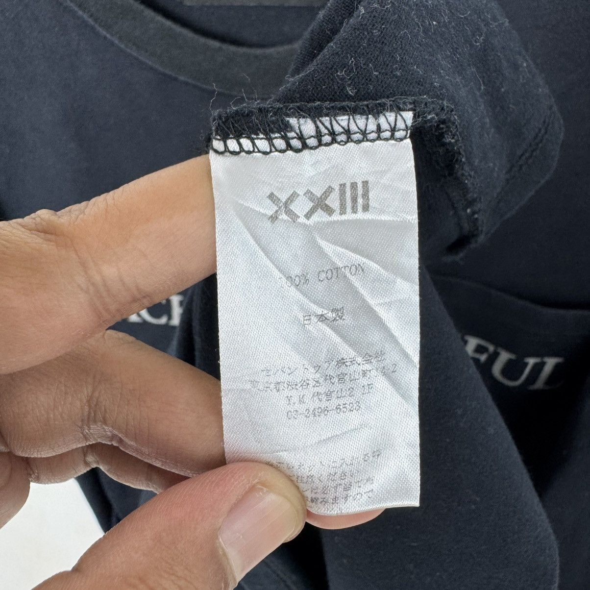 Japanese Brand Black Is Beautiful XXIII Tshirt Size US XL / EU 56 / 4 - 4 Thumbnail