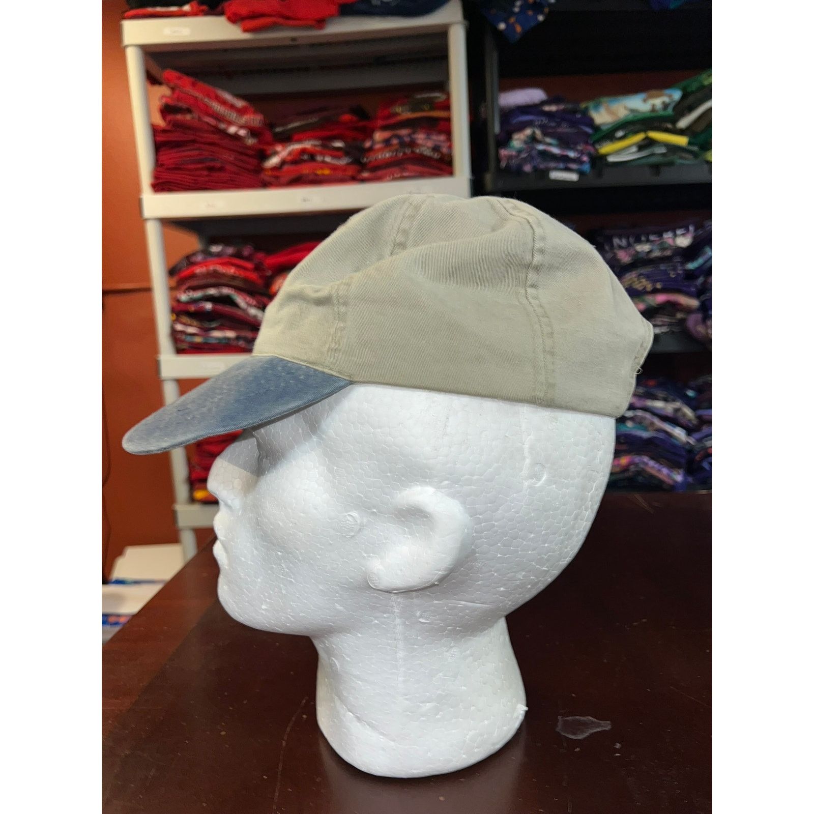 Vintage Houston Canoe Club Hat Boating Brown Blue Headwear Vintage Size ONE SIZE - 4 Thumbnail