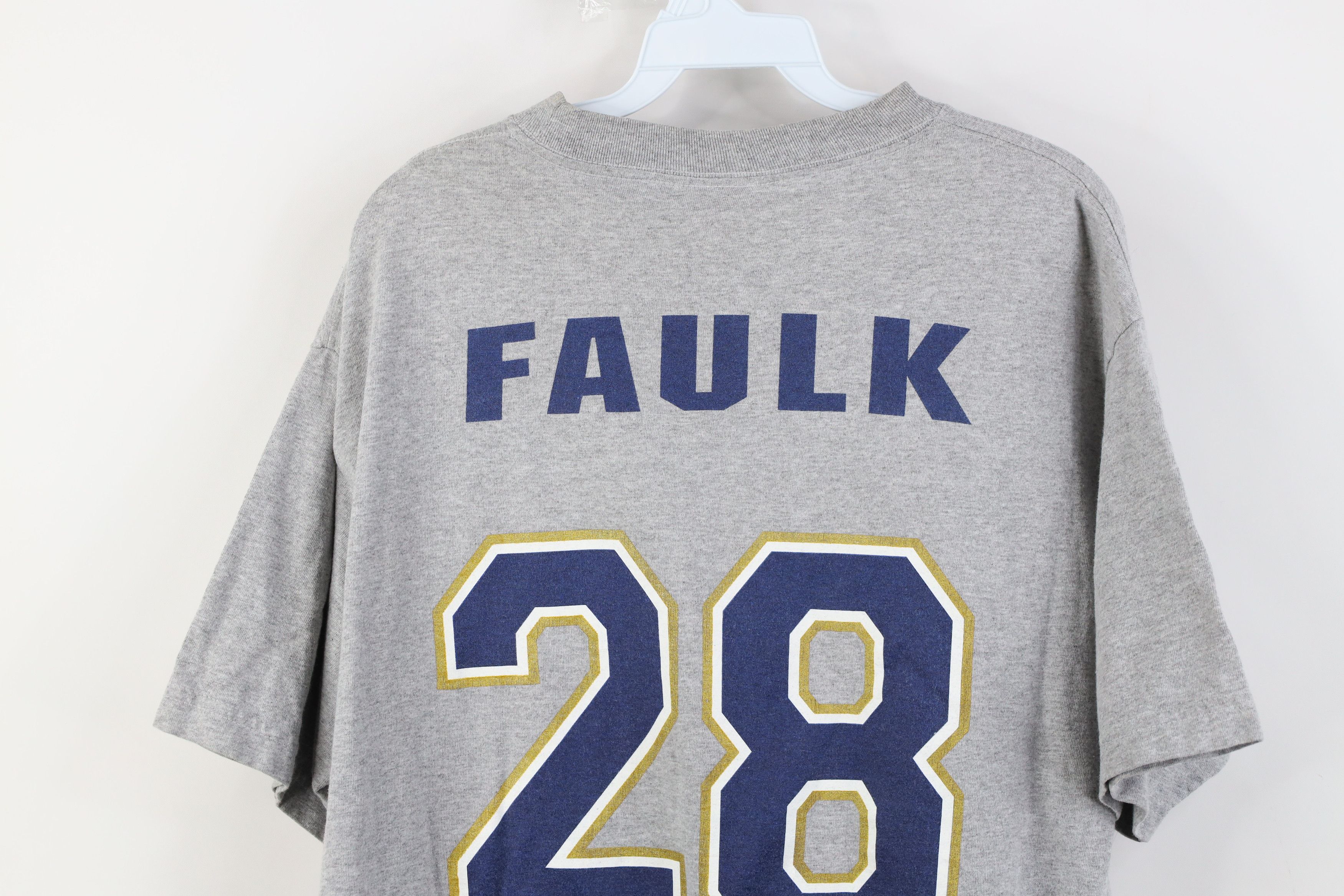 Vintage Vintage 90s Y2K Faulk St Louis Rams Football Jersey T-Shirt Size US L / EU 52-54 / 3 - 14 Thumbnail