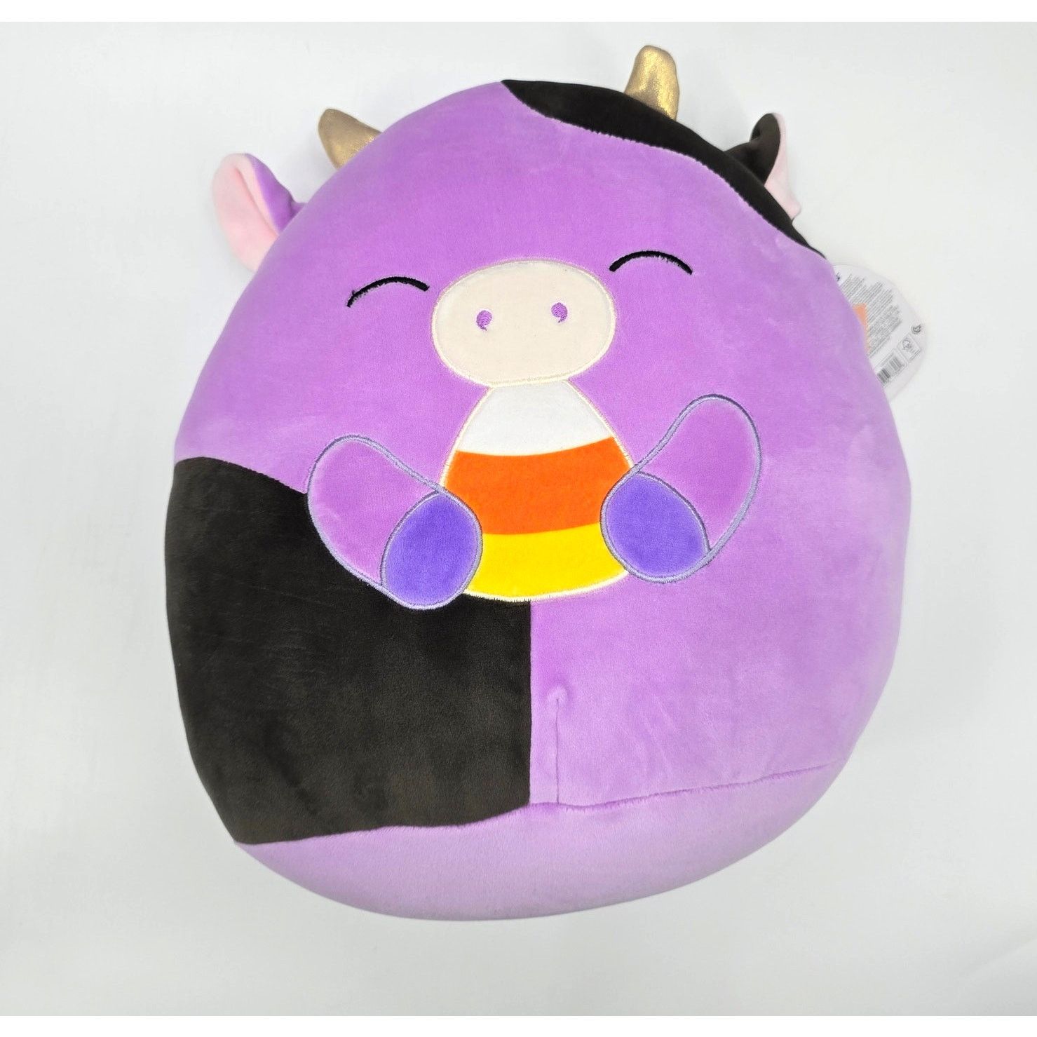 Other Squishmallows Alexie Purple Cow Candy Corn Plush NWT #43 Size ONE SIZE - 5 Thumbnail