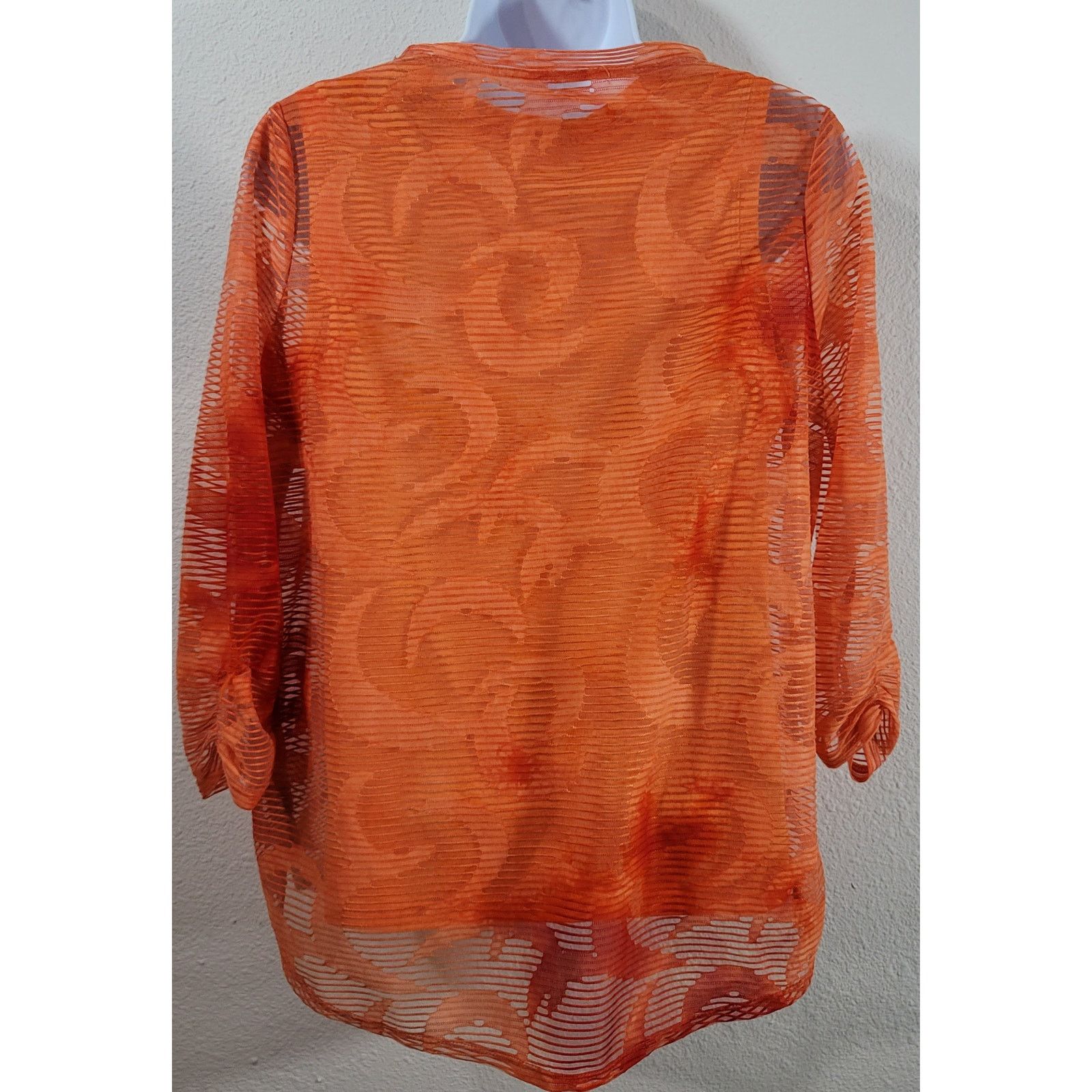 Other Erin London Orange Overshirt & Tank 2 Piece Top Small Size S / US 4 / IT 40 - 3 Thumbnail