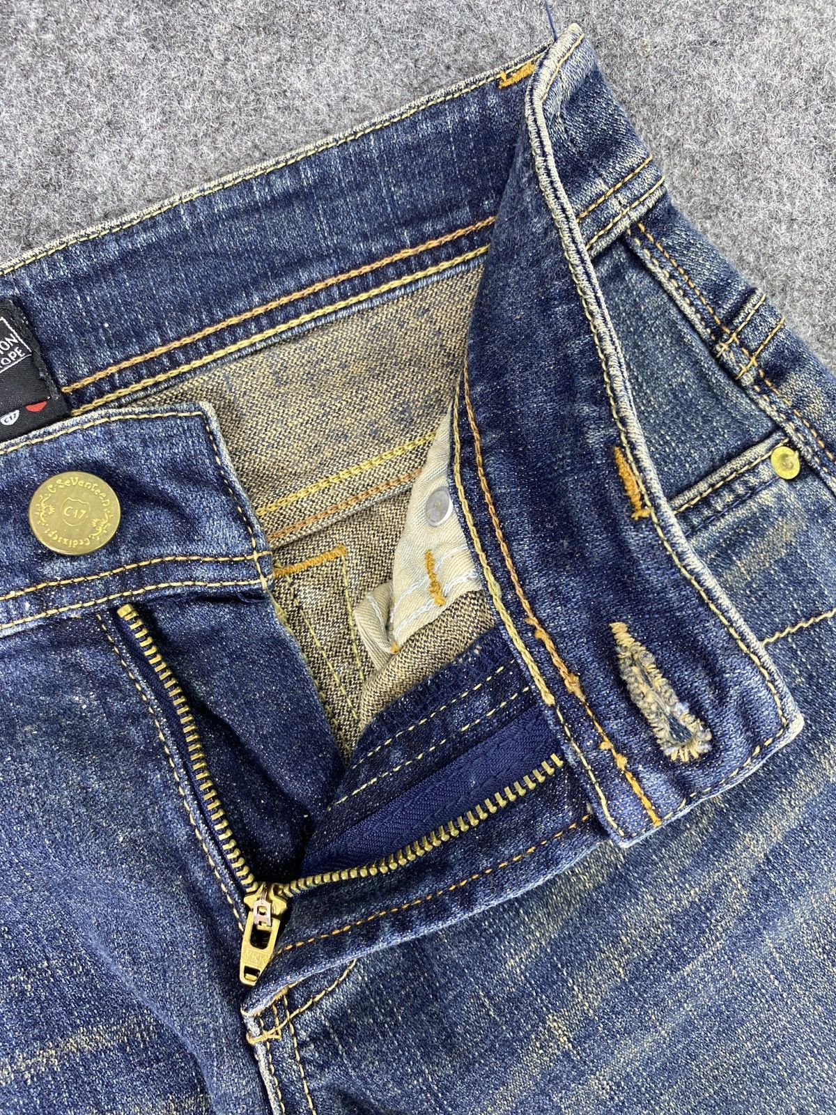 Japanese Brand × Jean C-seventeen Blue Wash bootcut Jeans - J1068 Size 27" / US 4 / IT 40 - 7 Thumbnail
