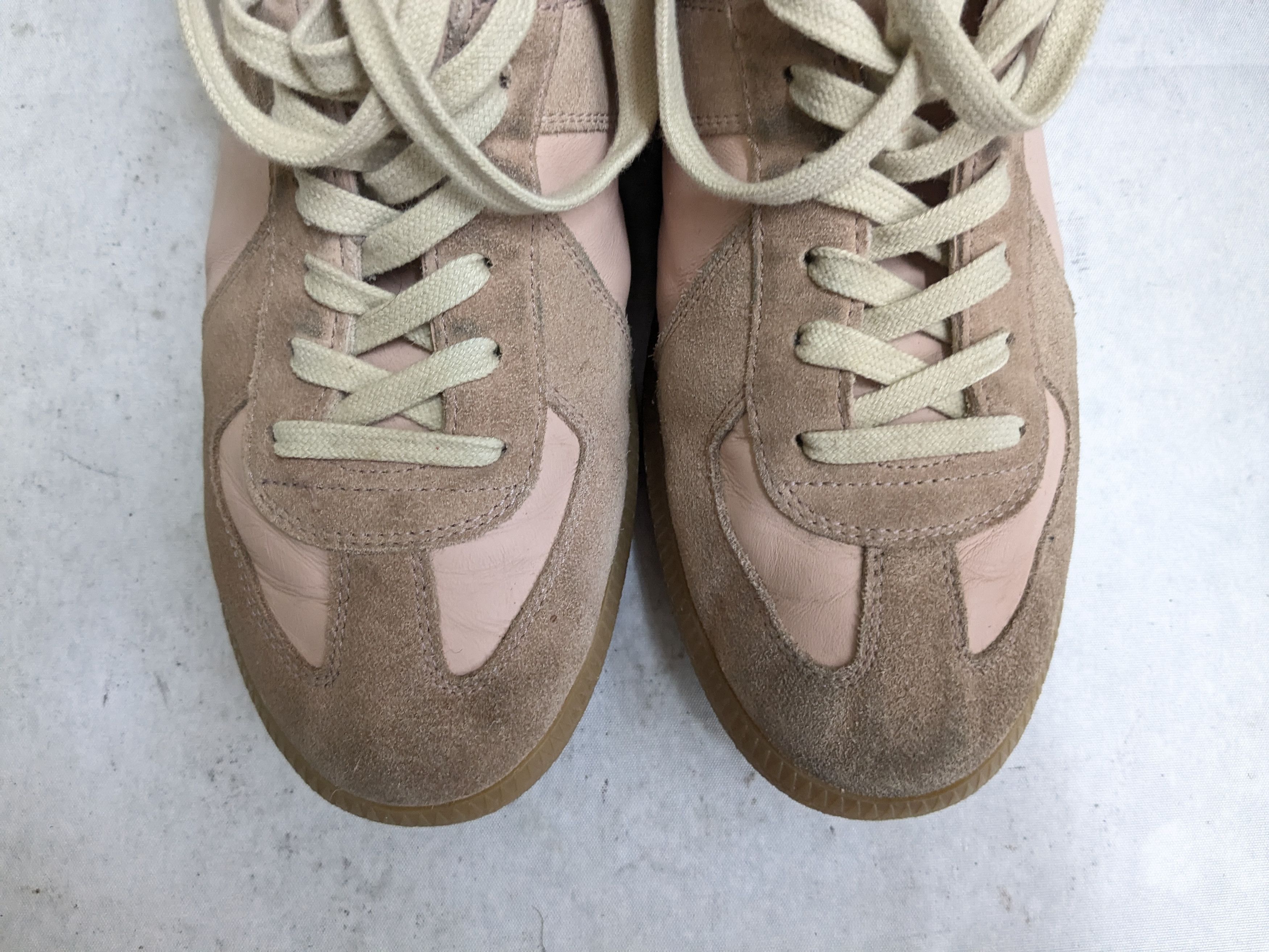 Maison Margiela Maison Margiela GAT Replica Pink High Tops 10 43 Gum Size US 10 / EU 43 - 2 Thumbnail