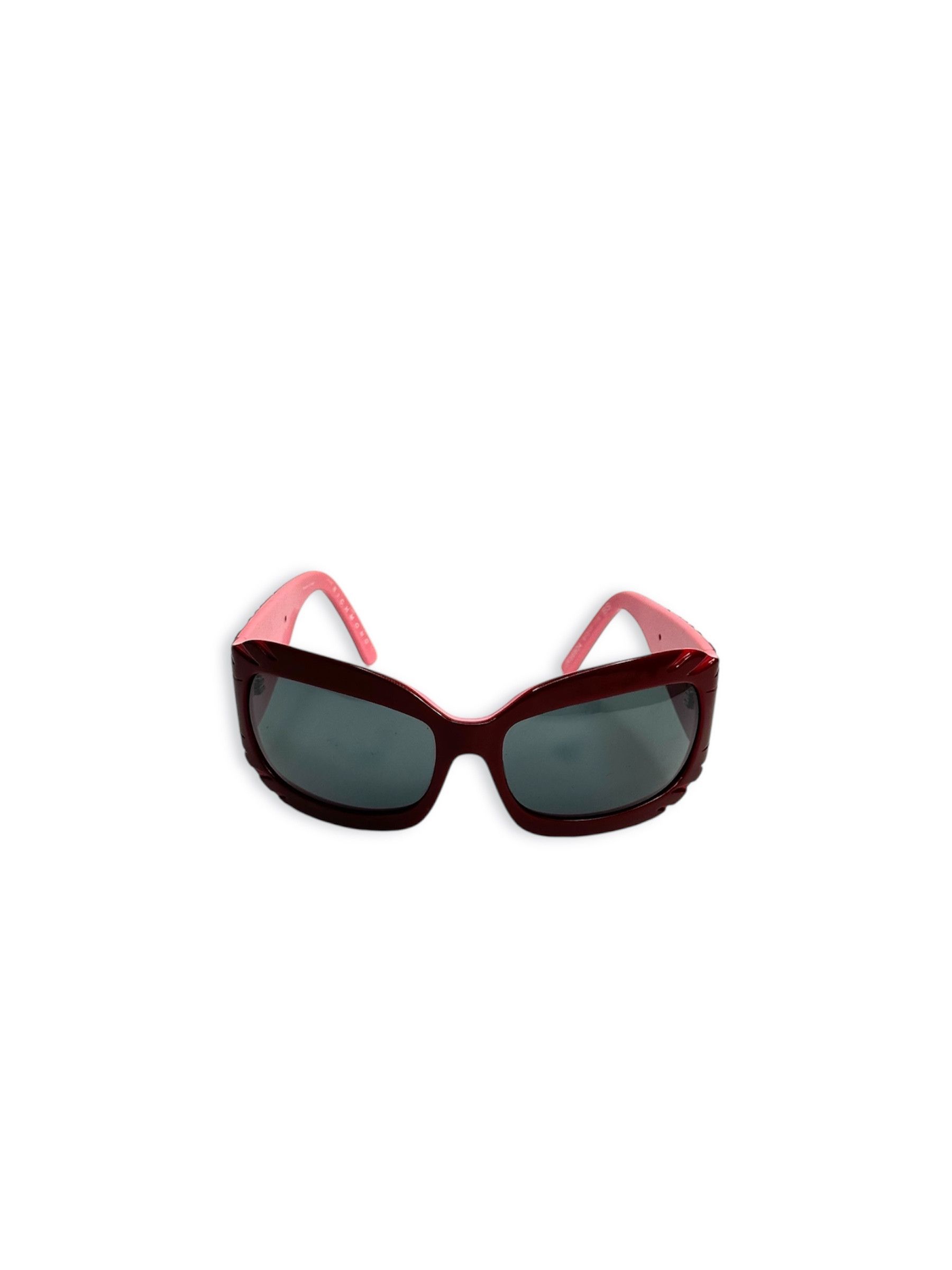 John Richmond Richmond Pink flames punk rock oval sunglasses Size ONE SIZE - 3 Thumbnail