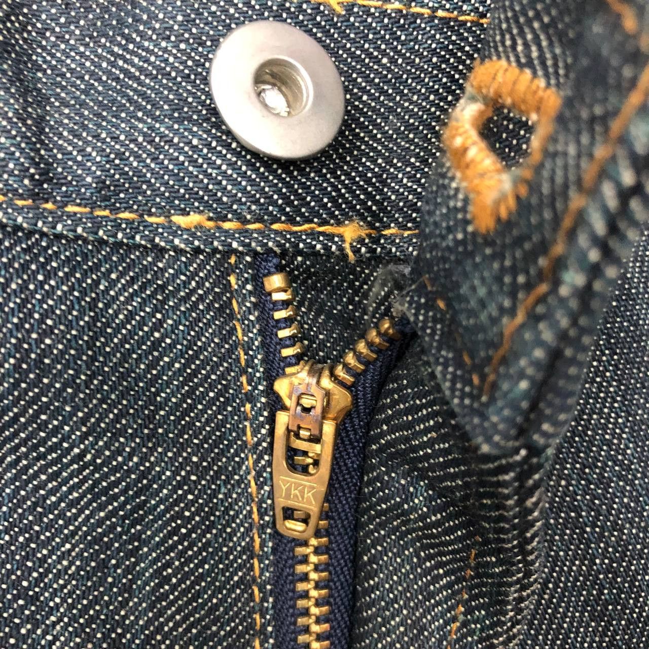 Japanese Brand P167 JAPAN HANDMADE BLUE DENIM JEAN Size US 32 / EU 48 - 5 Thumbnail
