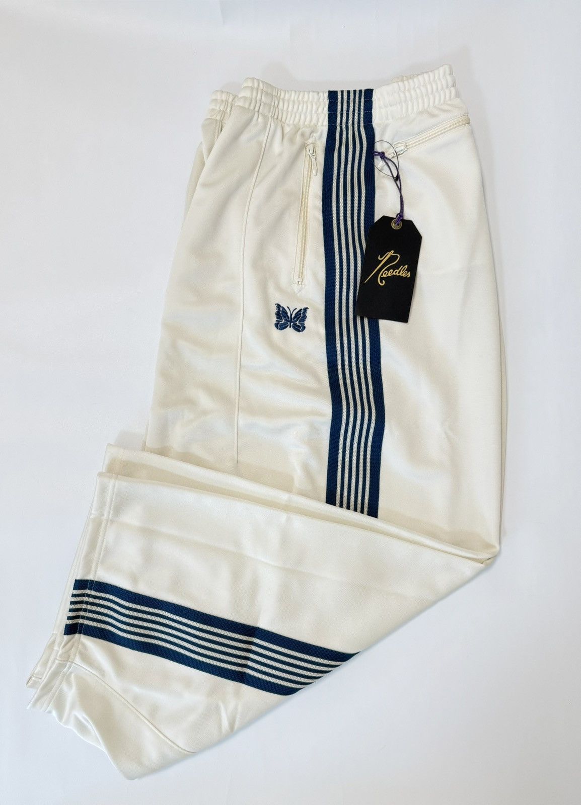 Needles Needles LHP EXCLUSIVE H.D. TRACK PANTS POLY SMOOTH White 34 Size US 34 / EU 50 - 5 Thumbnail