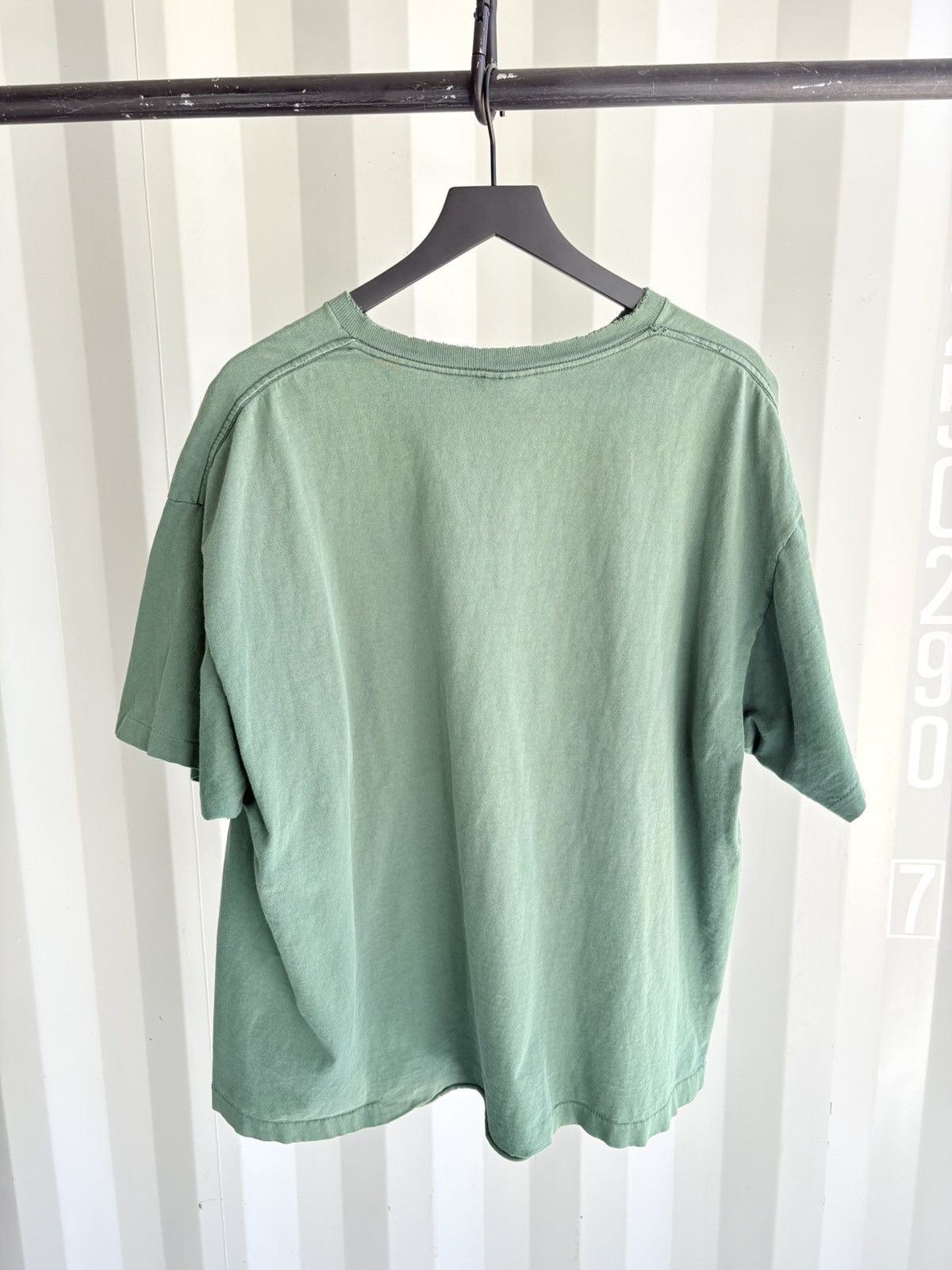 Vintage Vintage Blank Boxy Pocket Shirt Faded Distressed GRUNGE Size US XXL / EU 58 / 5 - 5 Thumbnail