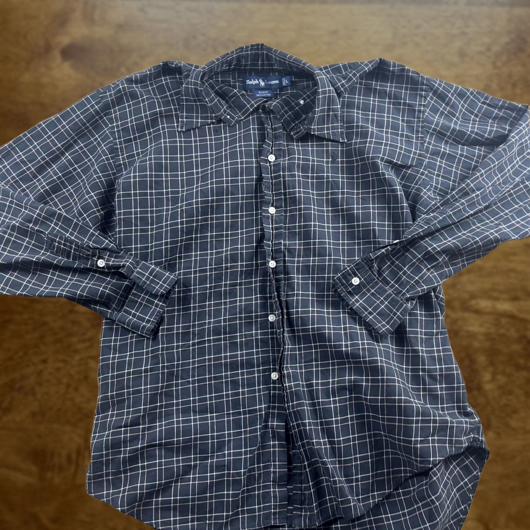 Ralph Lauren Ralph Lauren Blake Shirt Mens Large Black Plaid Long Sleeve Button Up Casual Size US L / EU 52-54 / 3 - 1 Thumbnail